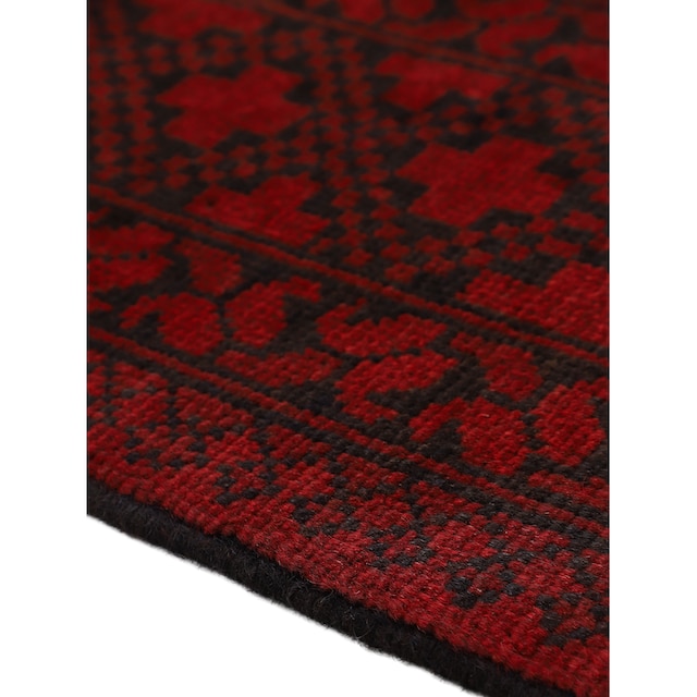 Woven Arts Orientteppich »Afghan Akhche«, rechteckig, handgeknüpft, reine  Wolle für ein warmes Raumklima auf Rechnung | BAUR