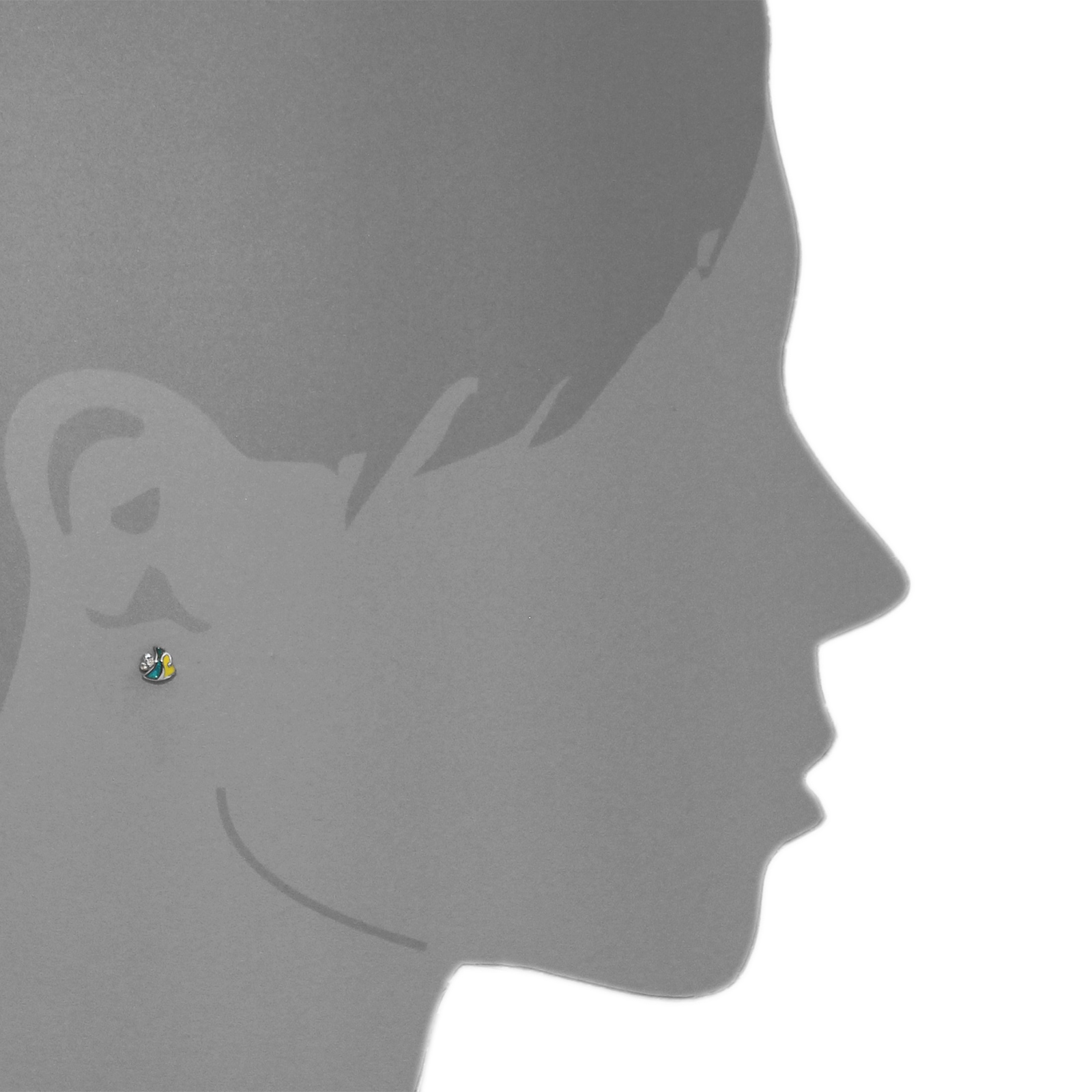 OSTSEE-SCHMUCK Paar Ohrstecker »Ostsee-Schmuck Ohrstecker kleiner Fisch Ohrstecker kleiner Fisch«, (2 tlg.)