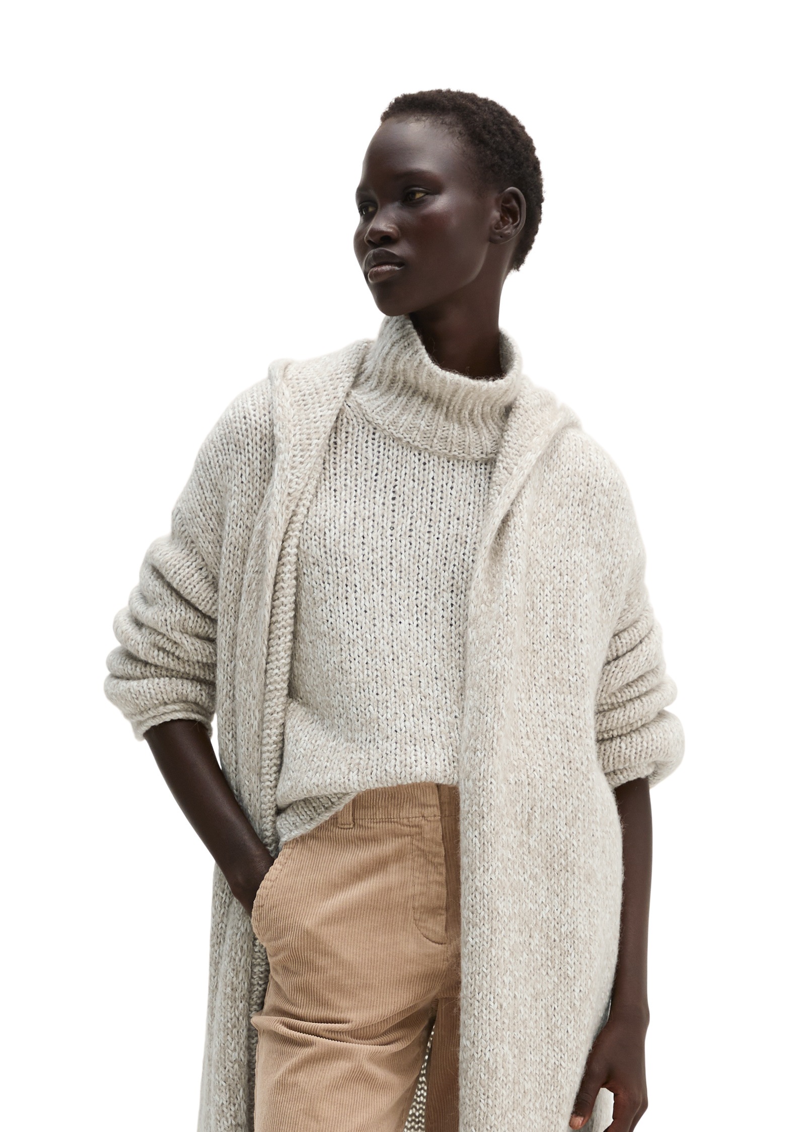 Marc OPolo Cardigan "aus weichem Bio-Baumwolle-Alpakawolle-Mix"