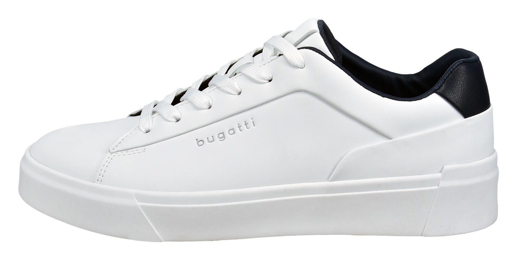 bugatti Sneaker, Freizeitschuh, Halbschuh, Schnürer mit seitlicher Logoprägung
