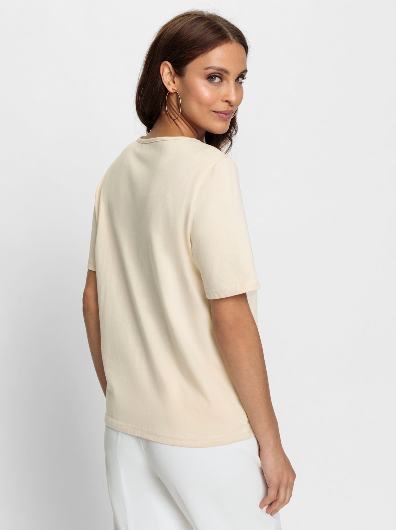 Lady Rundhalsshirt »Rundhals-Shirt«, (1 tlg.)