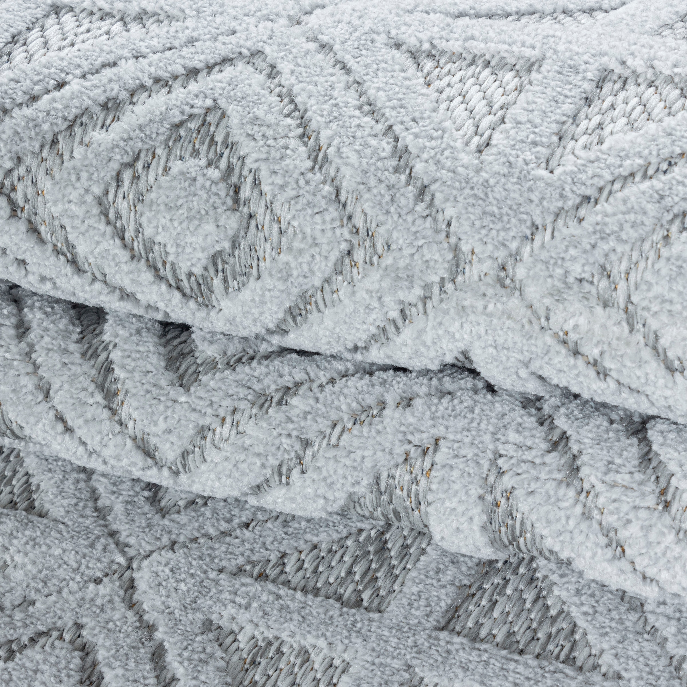 Ayyildiz Teppiche Teppich »BAHAMA 5156«, rechteckig, 8 mm Höhe, Läufer, Flachflor mit Hoch-Tief-Struktur, In-und Outdoor geeignet