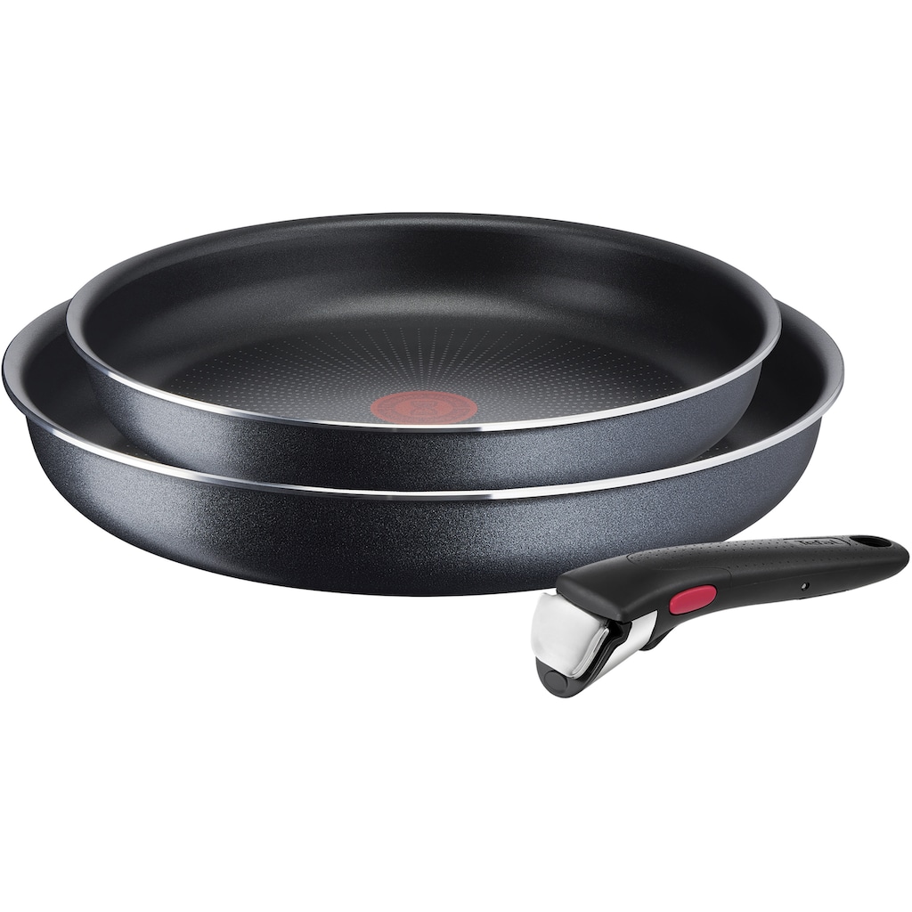 Tefal Pfannen-Set »Ingenio XL Force«, Aluminium, (Set, 3 tlg., je 1 Pfanne Ø 24/28 cm, H: 6 cm)