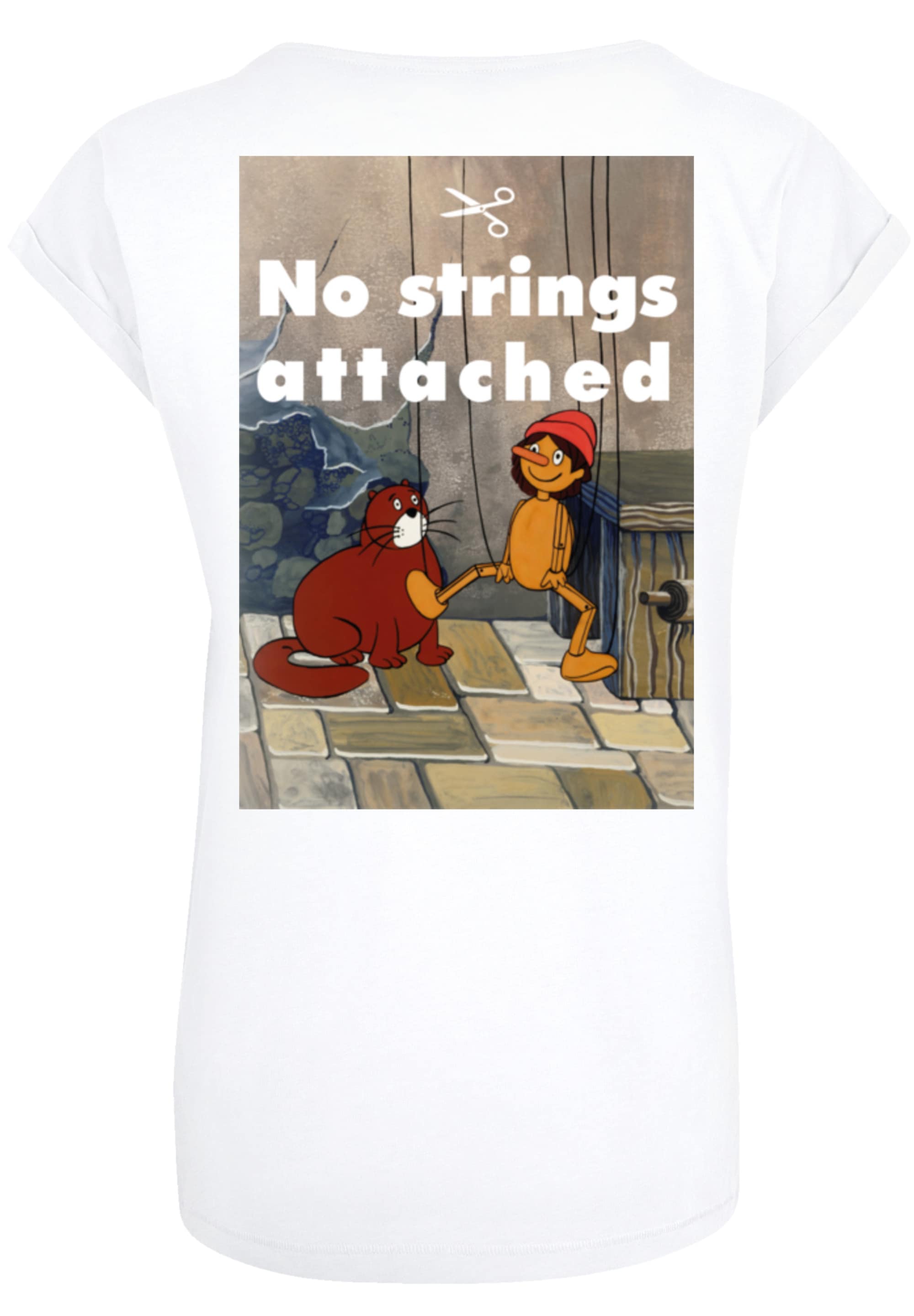 F4NT4STIC T-Shirt »Pinocchio No Strings Attached«, Retro, Heroes of Childhood, TV Serie
