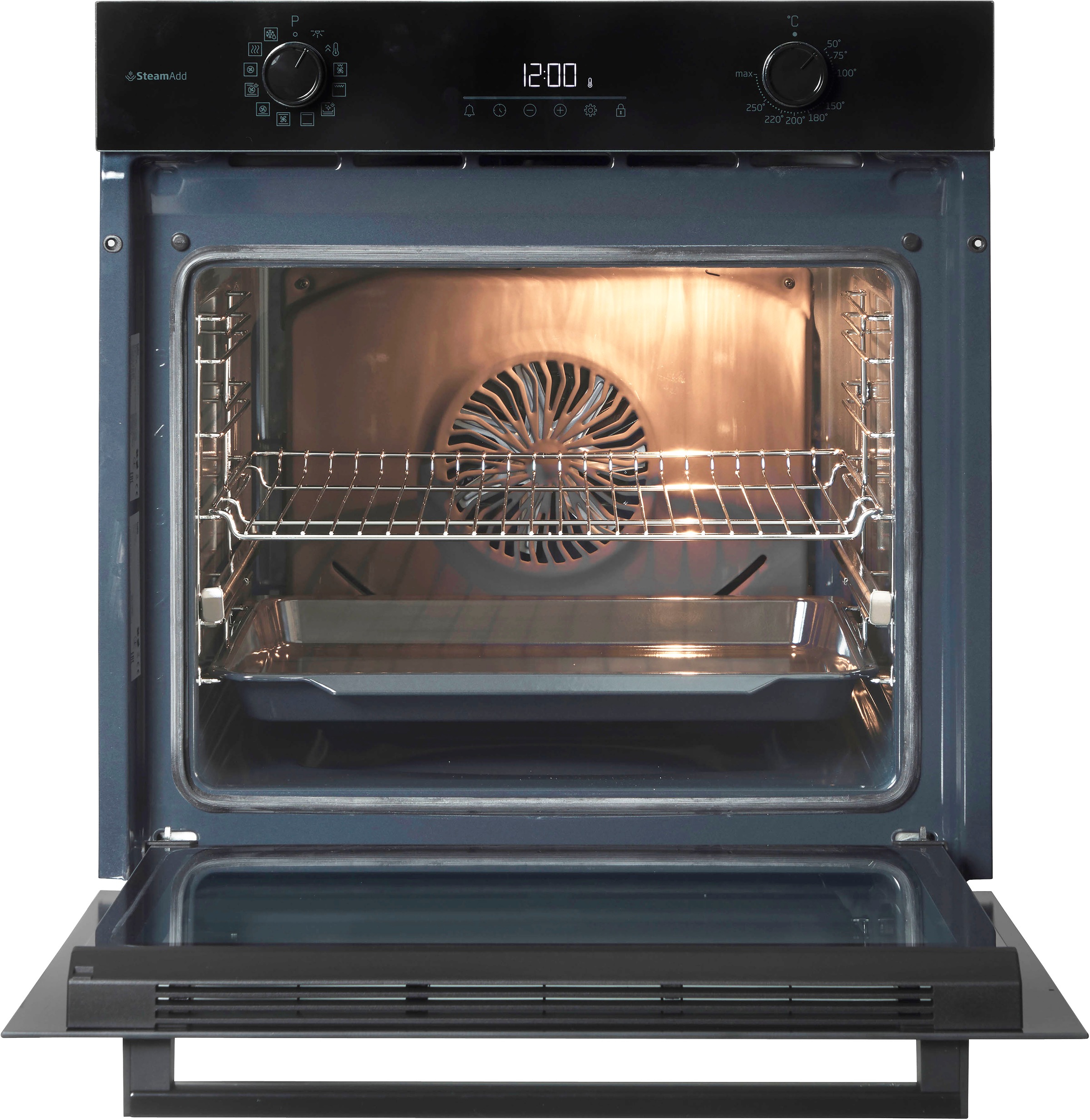 BEKO Einbaubackofen b300 »BBIS17300BCS 7724086726«, mit 1-fach-Teleskopauszug, katalytische Reinigung, mit SteamAdd Dampfunterstützung, Dampffunktion