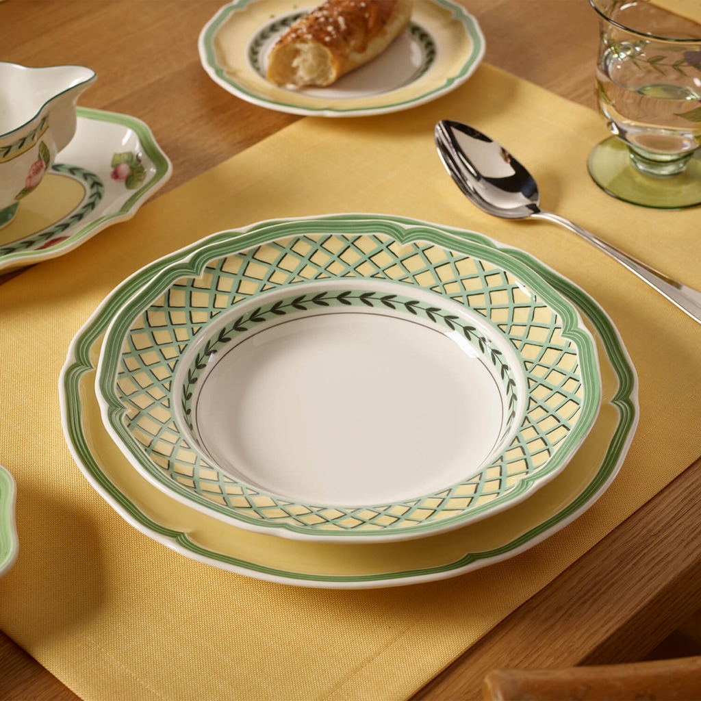 Villeroy & Boch Suppenteller »Suppenteller French Garden Orange ø 22,8 cm bunt«