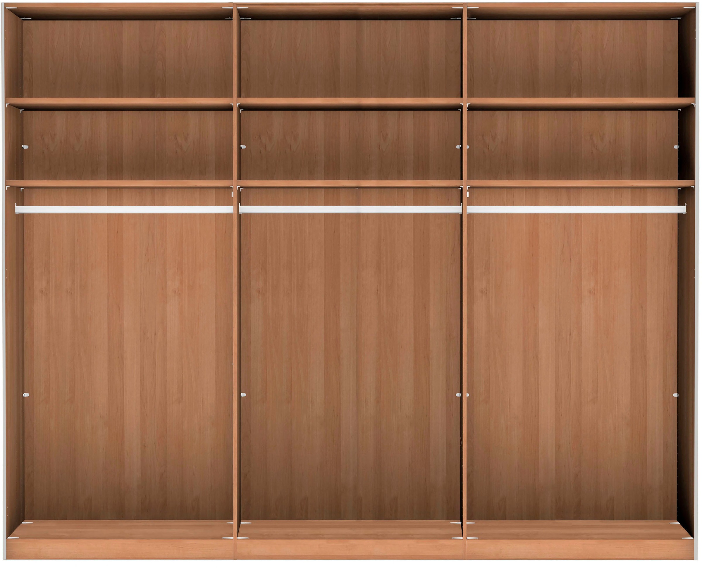 WIEMANN Schwebetürenschrank »Cardiff«, mit massiven Holztüren und Glas