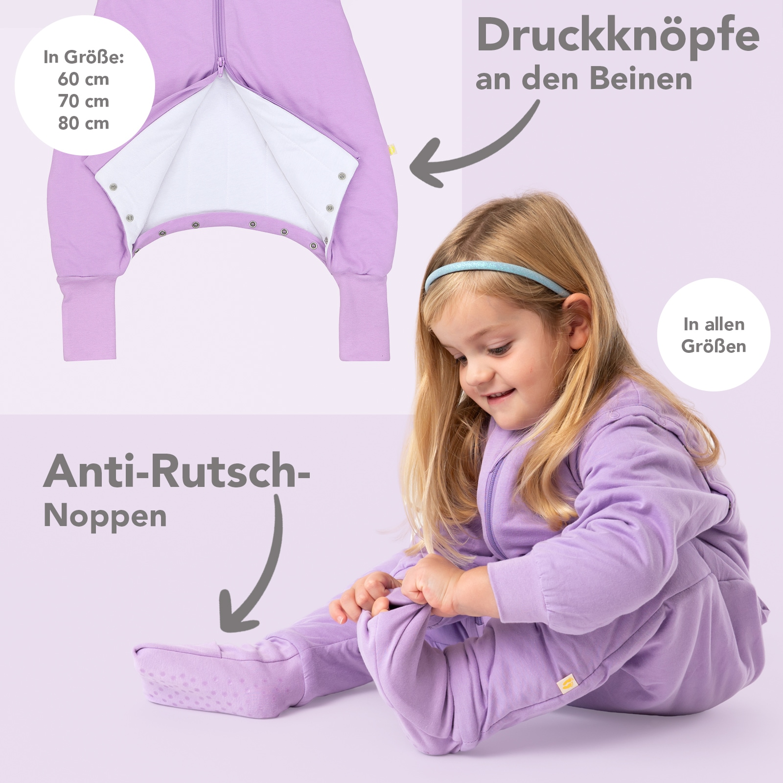 Schlummersack Babyschlafsack »Schlafsack mit Füßen 2.5 Tog«