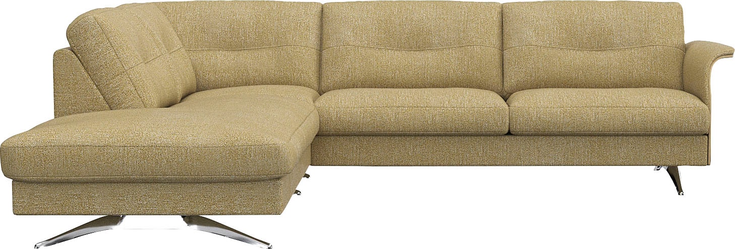 FLEXLUX Ecksofa "Glow", Skandinavisches Design, In hochwertiger Verarbeitun günstig online kaufen