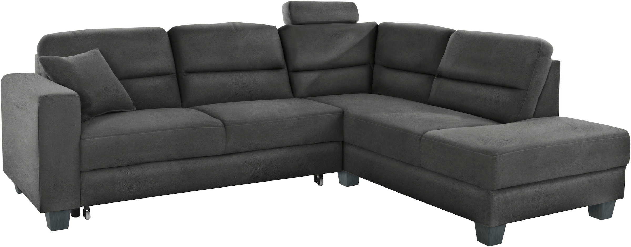 TRENDMANUFAKTUR Ecksofa »Chamber, L-Form«, inklusive einer Kopfstütze, wahlweise mit Schlaffunktion
