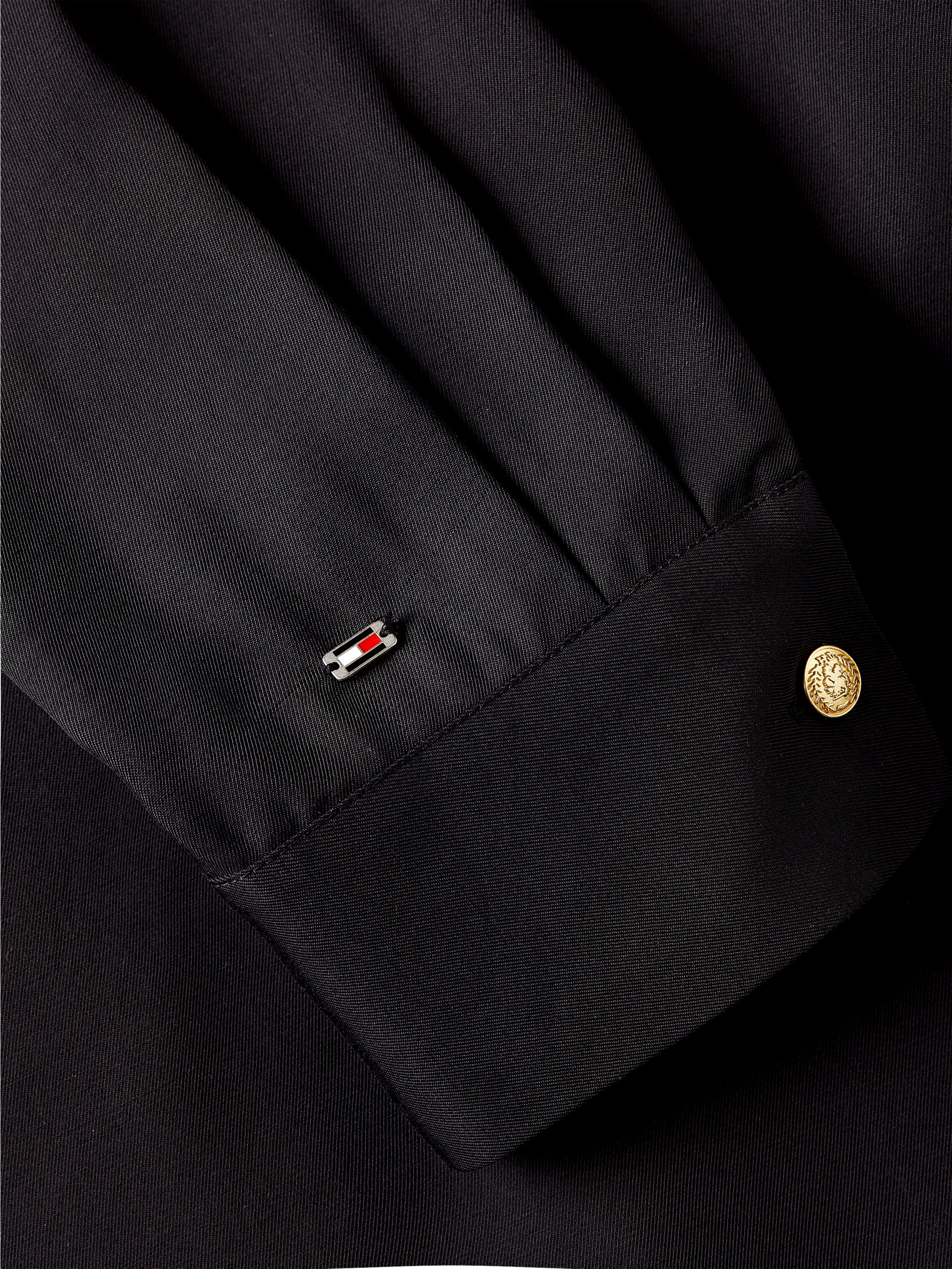 Tommy Hilfiger Langarmbluse mit Logoflagge