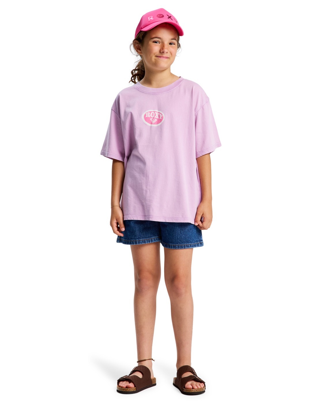 Roxy Washed Short Sleeve T-shirt Crocus Petal 12 Years Girls 3