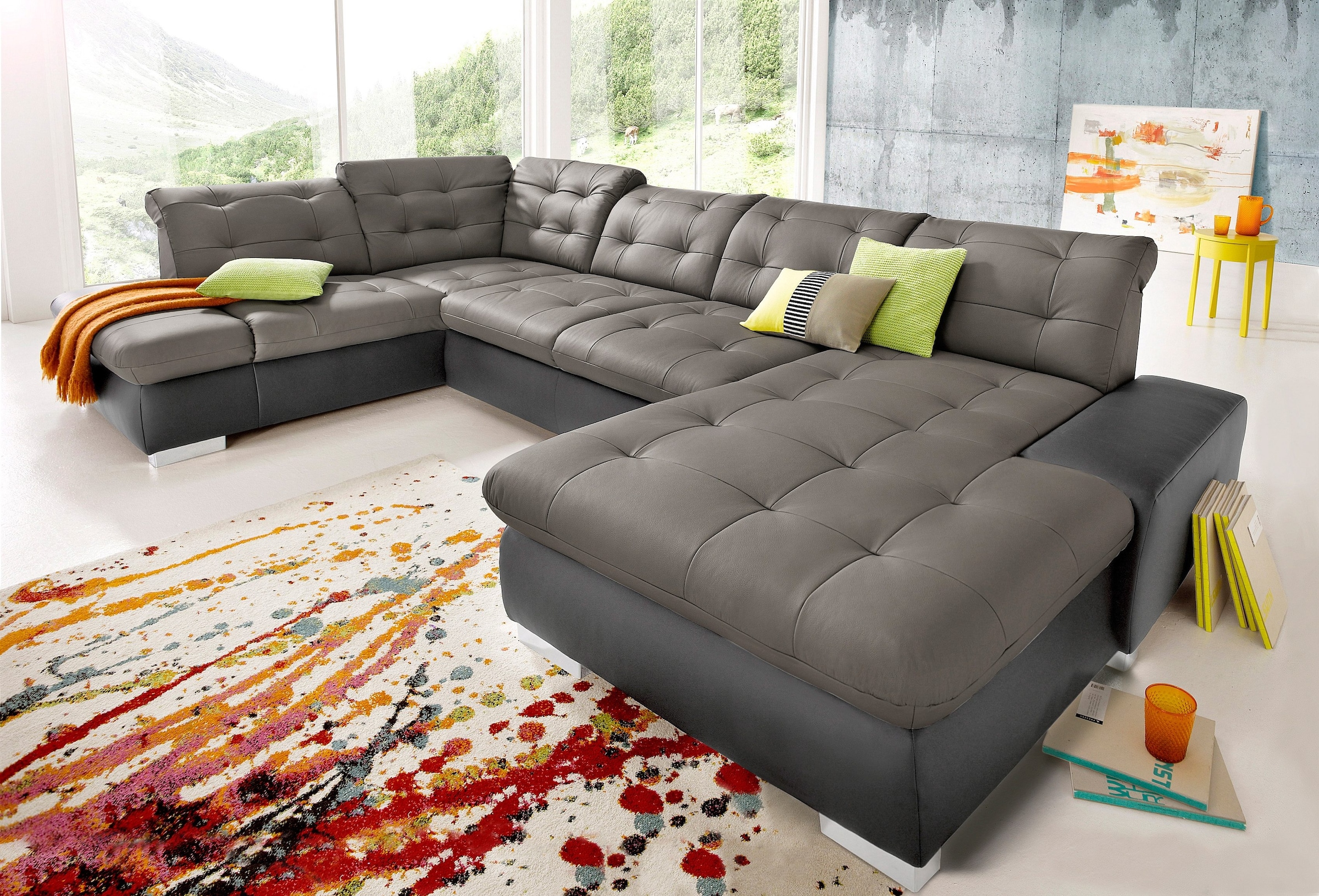 sit&more Wohnlandschaft "Palomino U-Form", wahlweise in XL oder XXL