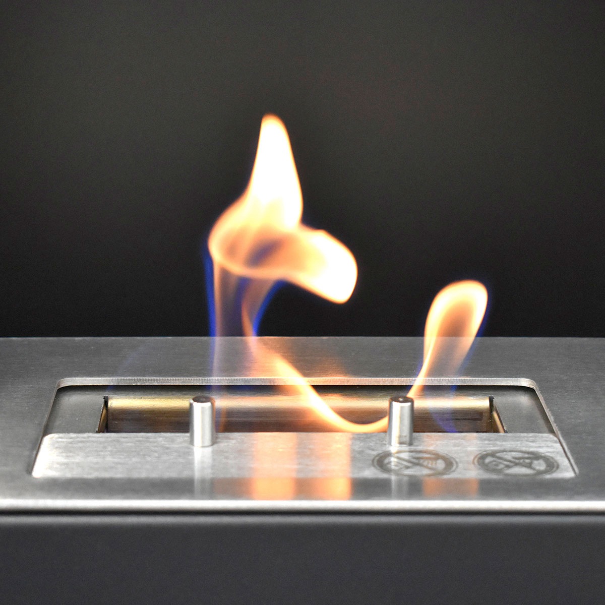 GLOW FIRE Echtfeuer-Dekokamin »Ethanolbrenner BIO Burner 24«, mit Heizleistung, TÜV Zertifizierte Sicherheit