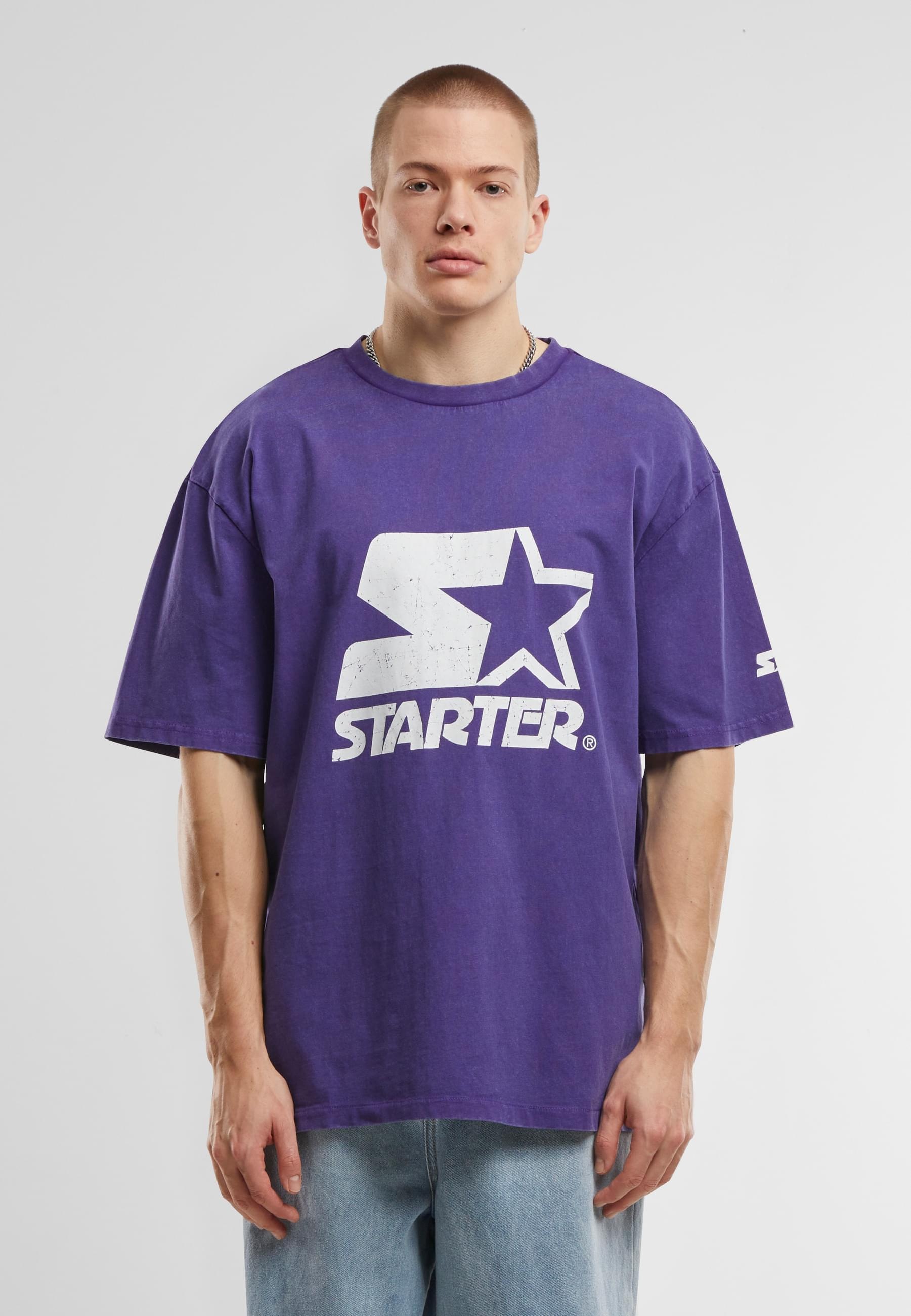 Starter Black Label T-Shirt »Starter Black Label Starter Logo Oversize Acid Tee«, (1 tlg.)