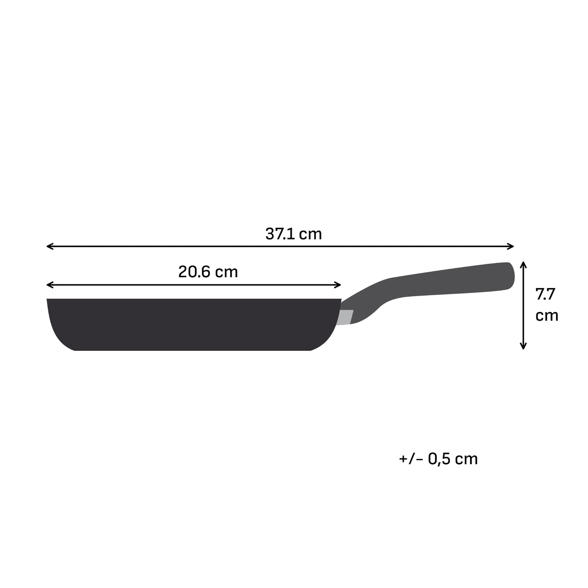 Tefal Bratpfanne »Excell'Cook« Aluminium 1 tlg. leistungsstarke Keramikversiegelung, induktionsgeeignet, Thermo-Signal