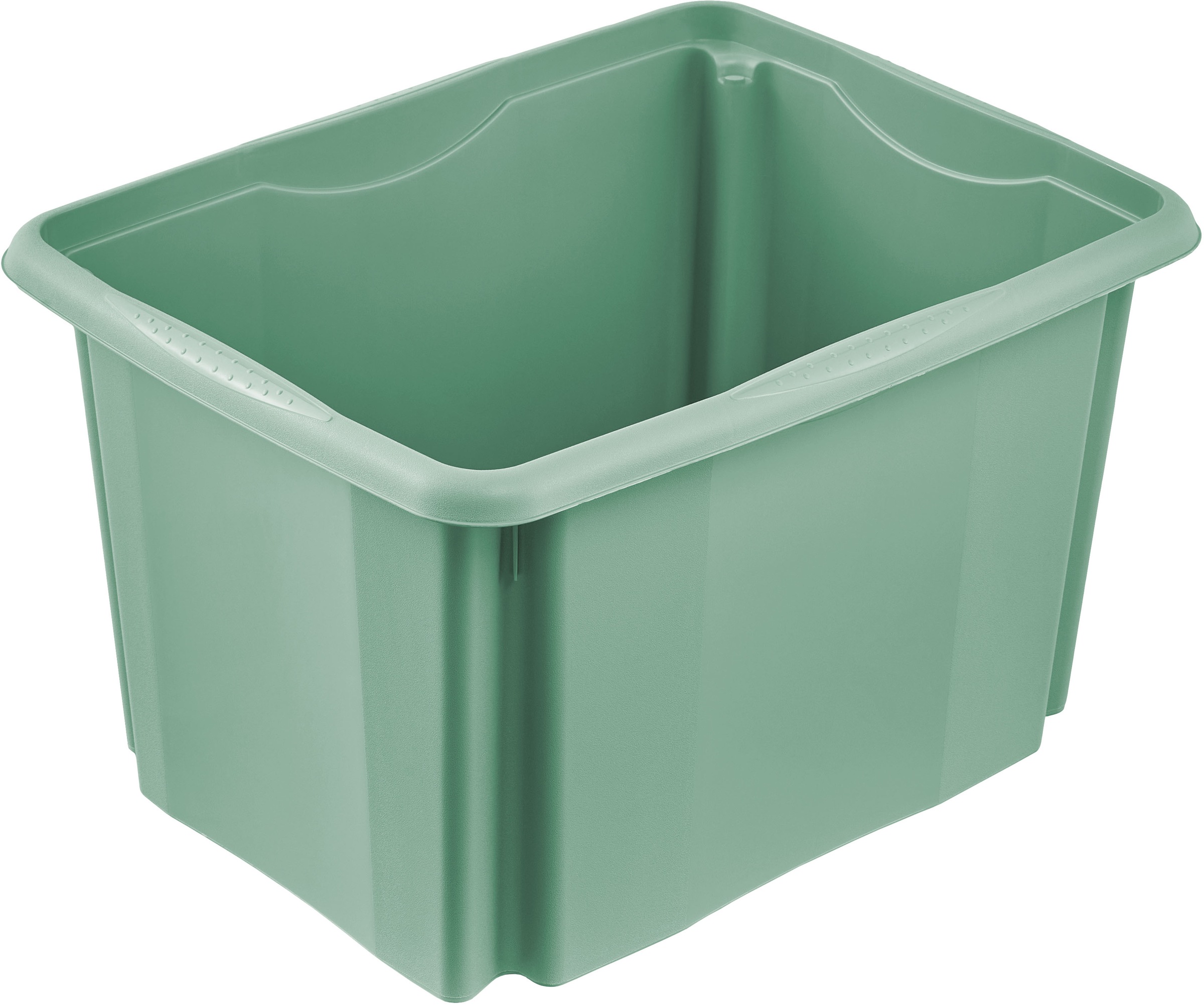 keeeper Aufbewahrungsbox »Emil, Box mit Deckel, 2er Set, 30 L, 45 x 35 x 27 cm« ineinander und aufeinander stapelbar