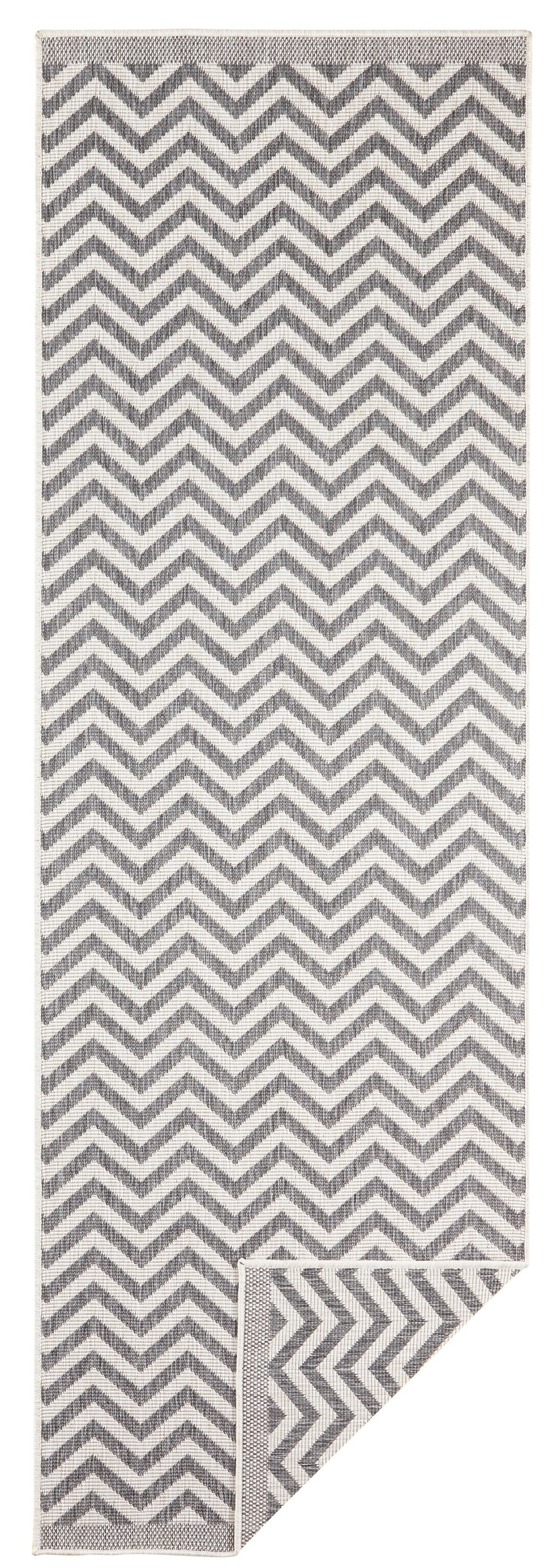 NORTHRUGS Teppich »Palma Wendeteppich«, rechteckig, 5 mm Höhe, In-& Outdoor, Wetterfest, Balkon, Läufer, Wohnzimmer, Wasserfest