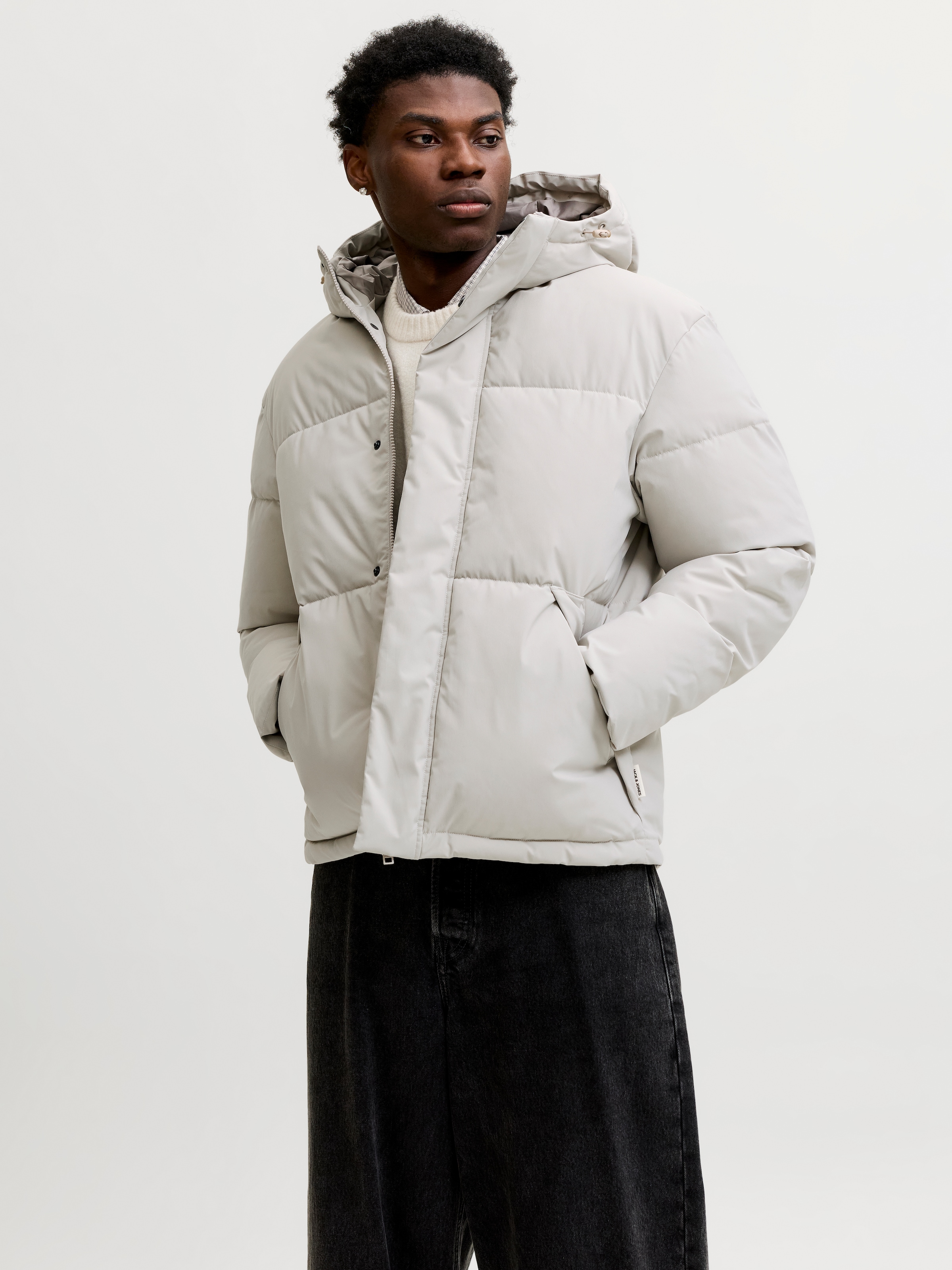 Jack & Jones Steppjacke "JJESOHO PUFFER HOOD AW26 SN" mit Kapuze Kunstfaser, regular fit