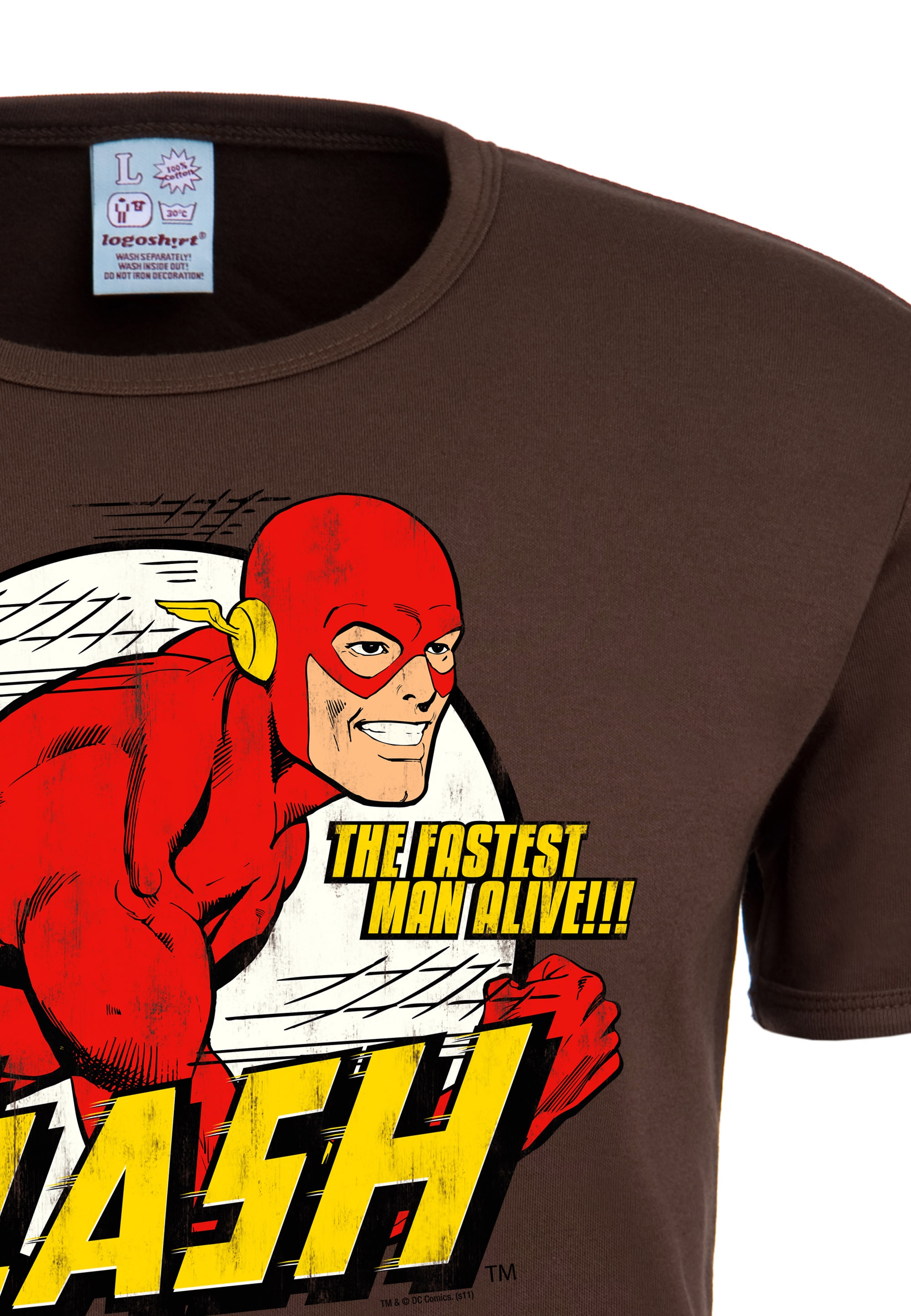 LOGOSHIRT T-Shirt »Flash«, mit lizenziertem Originaldesign