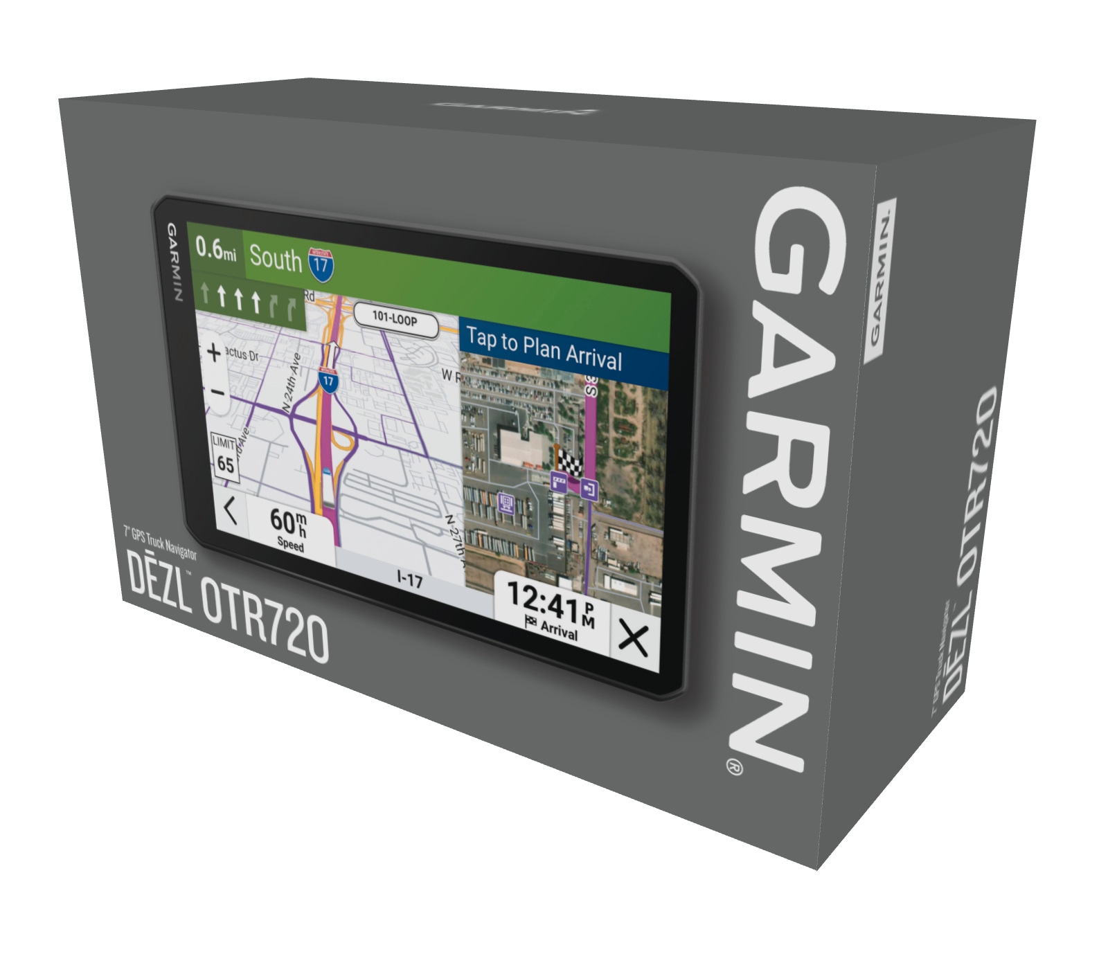 Garmin LKW-Navigationsgerät »dezl LGV720«, (Europa (49 Länder) Karten-Updates)