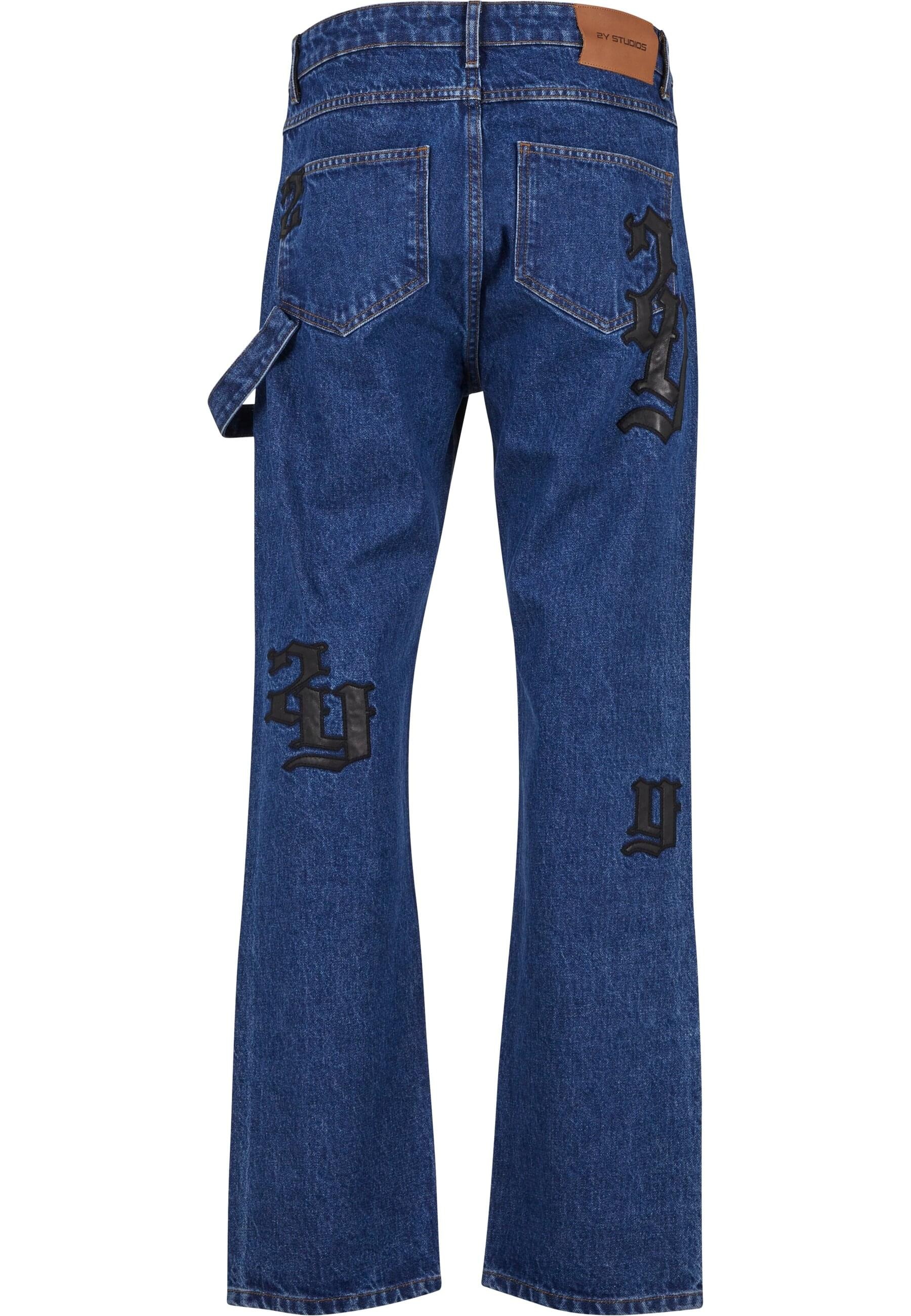 2Y Studios Bequeme Jeans "2Y Studios Manas Logo Carpenter Straight Jeans" günstig online kaufen