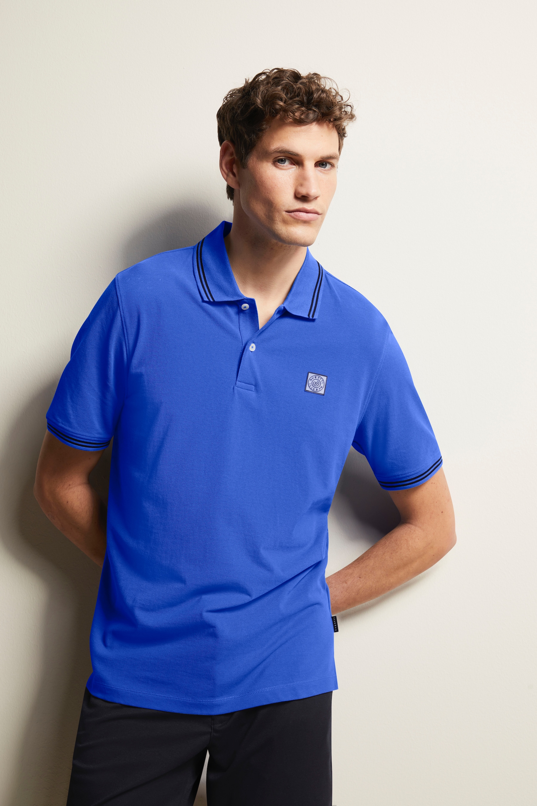 bugatti Poloshirt, mit Kontraststreifen günstig online kaufen