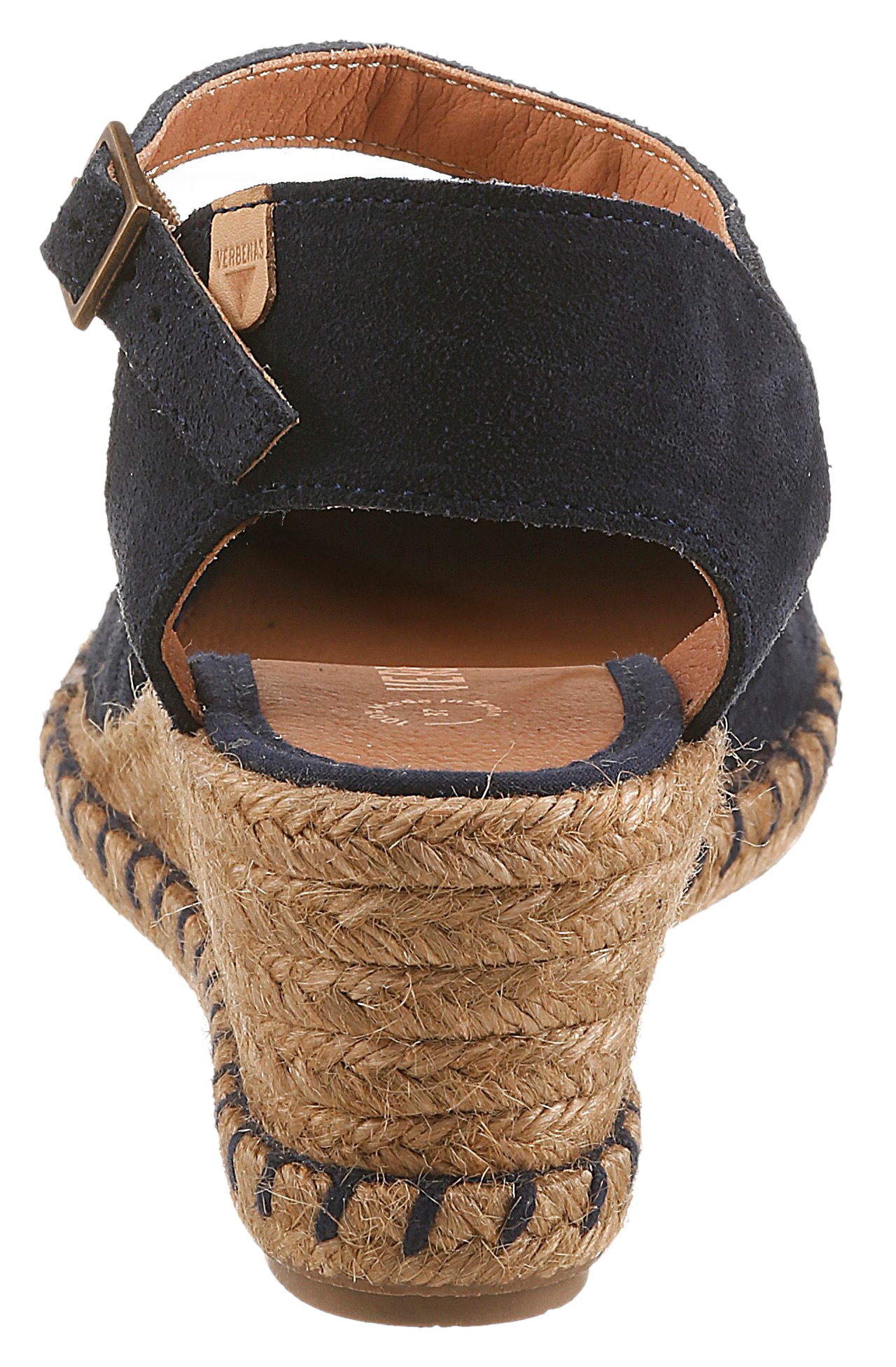 VERBENAS Slingpumps Keilsandalette, Sommerschuh, Urlaubsschuh mit Bastbesat günstig online kaufen