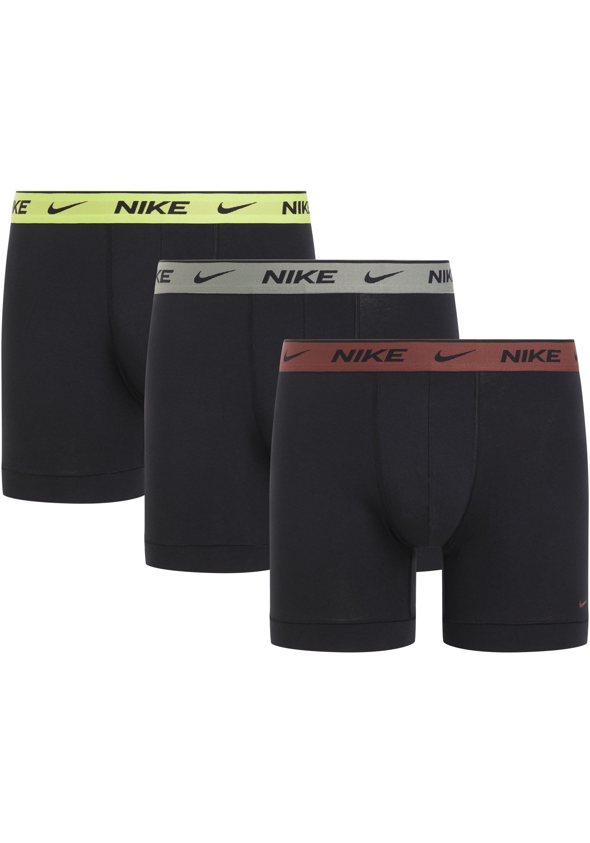 Boxershorts »BOXER BRIEF 3PK«, (Packung, 3 St., 3er), mit NIKE Logo-Elastikbund