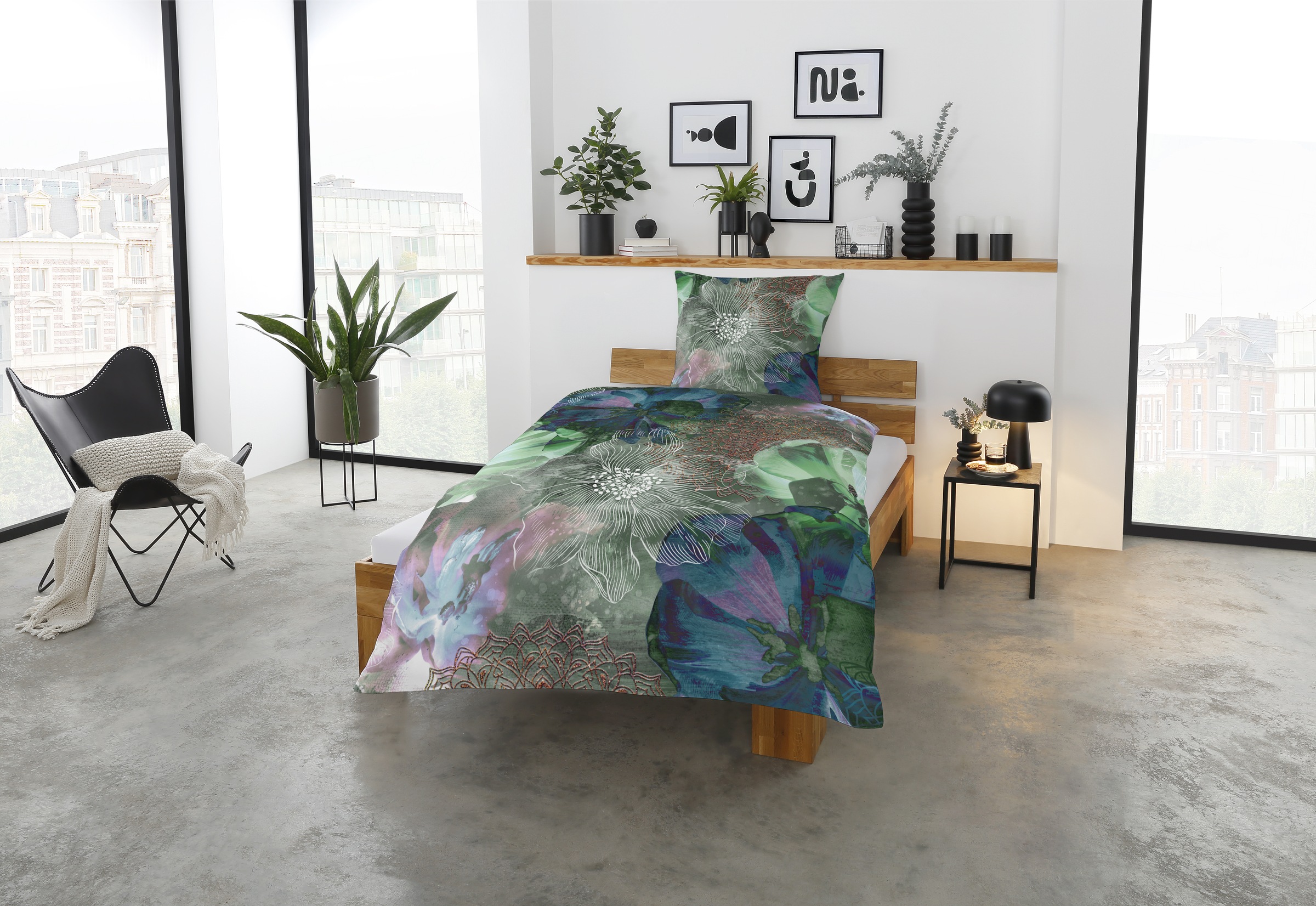 CASATEX Bettwäsche "Freda" 2 Stk. luxuriöses Design mit kräftigen und elega günstig online kaufen