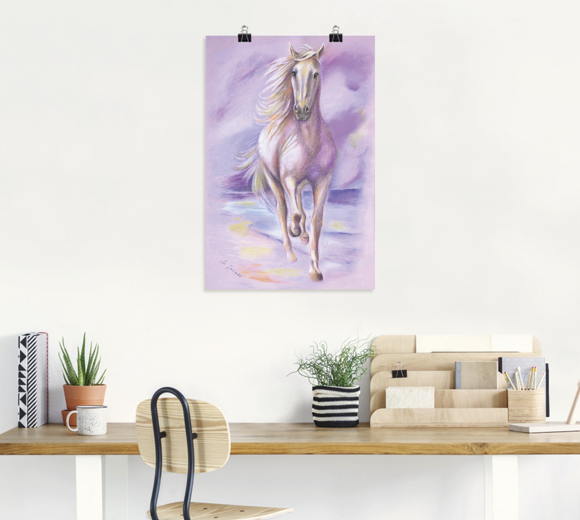 Artland Wandbild »Traumpferd«, Haustiere, (1 St.), als Leinwandbild, Poster in verschied. Größen