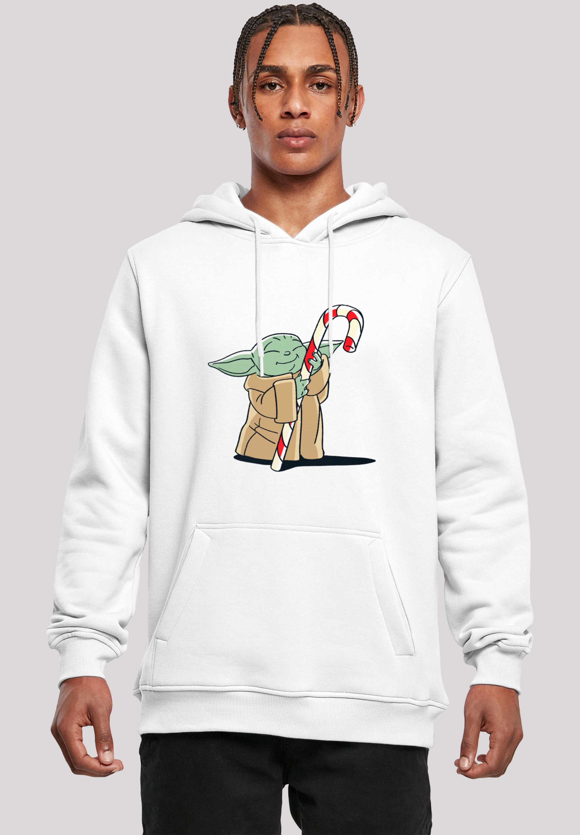 F4NT4STIC Kapuzenpullover "Star Wars Grogu Loves Candy stick", Premium Qual günstig online kaufen