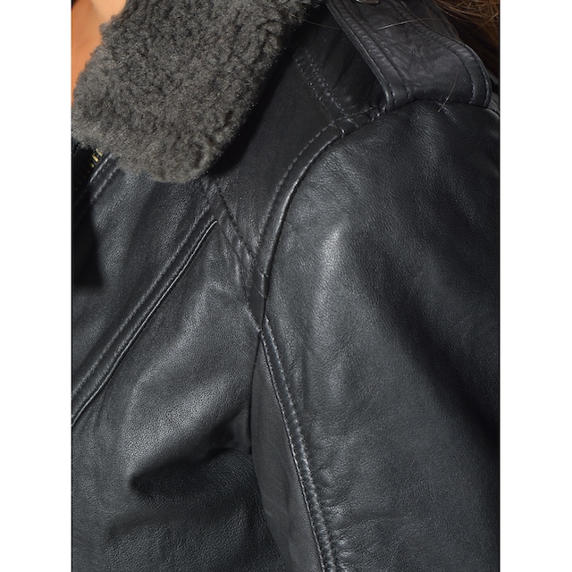 MUSTANG Lederjacke »Grenada« online bestellen | BAUR