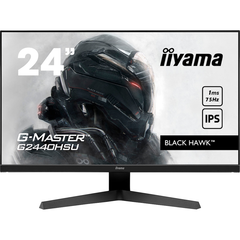 Iiyama Gaming-Monitor »G2440HSU-B1«, 61 cm/24 Zoll, 1920 x 1080 px, Full HD, 1 ms Reaktionszeit, 75 Hz