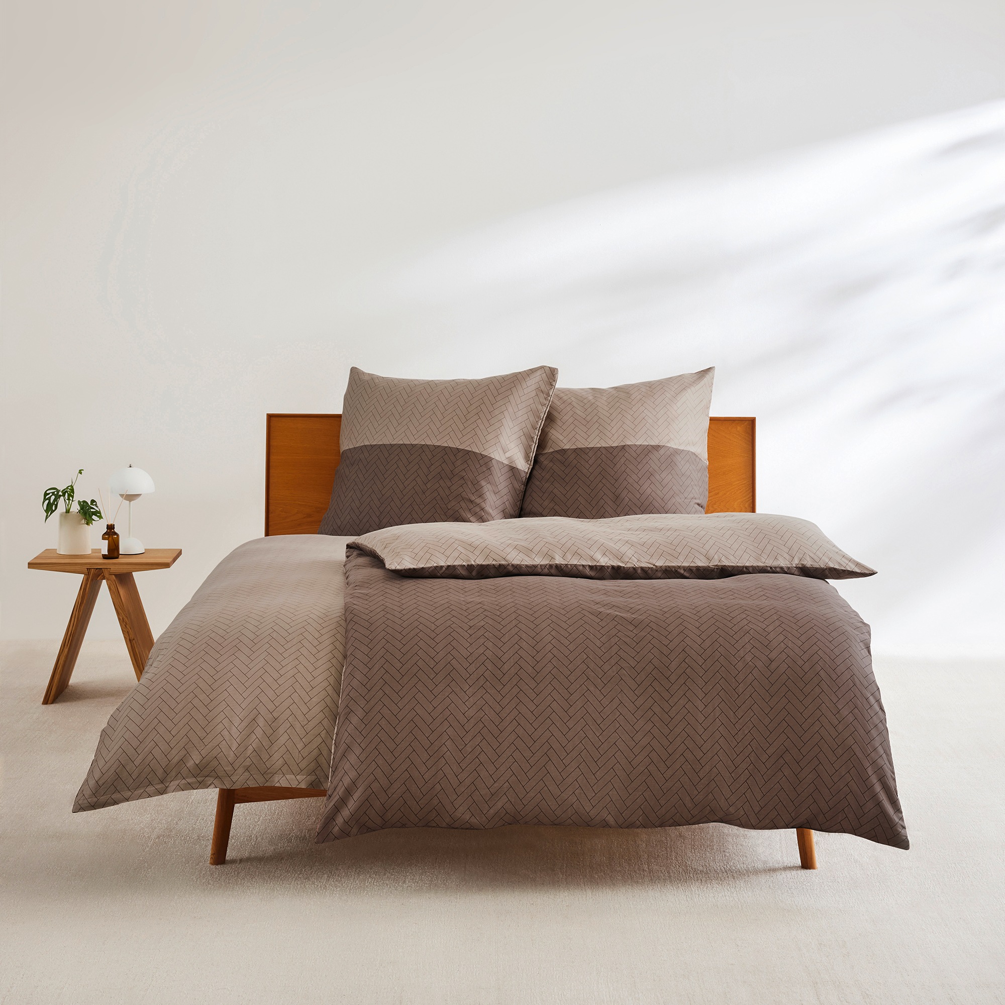 s.Oliver Bettwäsche "Satinbettwäsche s.Oliver" 2 Stk. im minimalistischen W günstig online kaufen