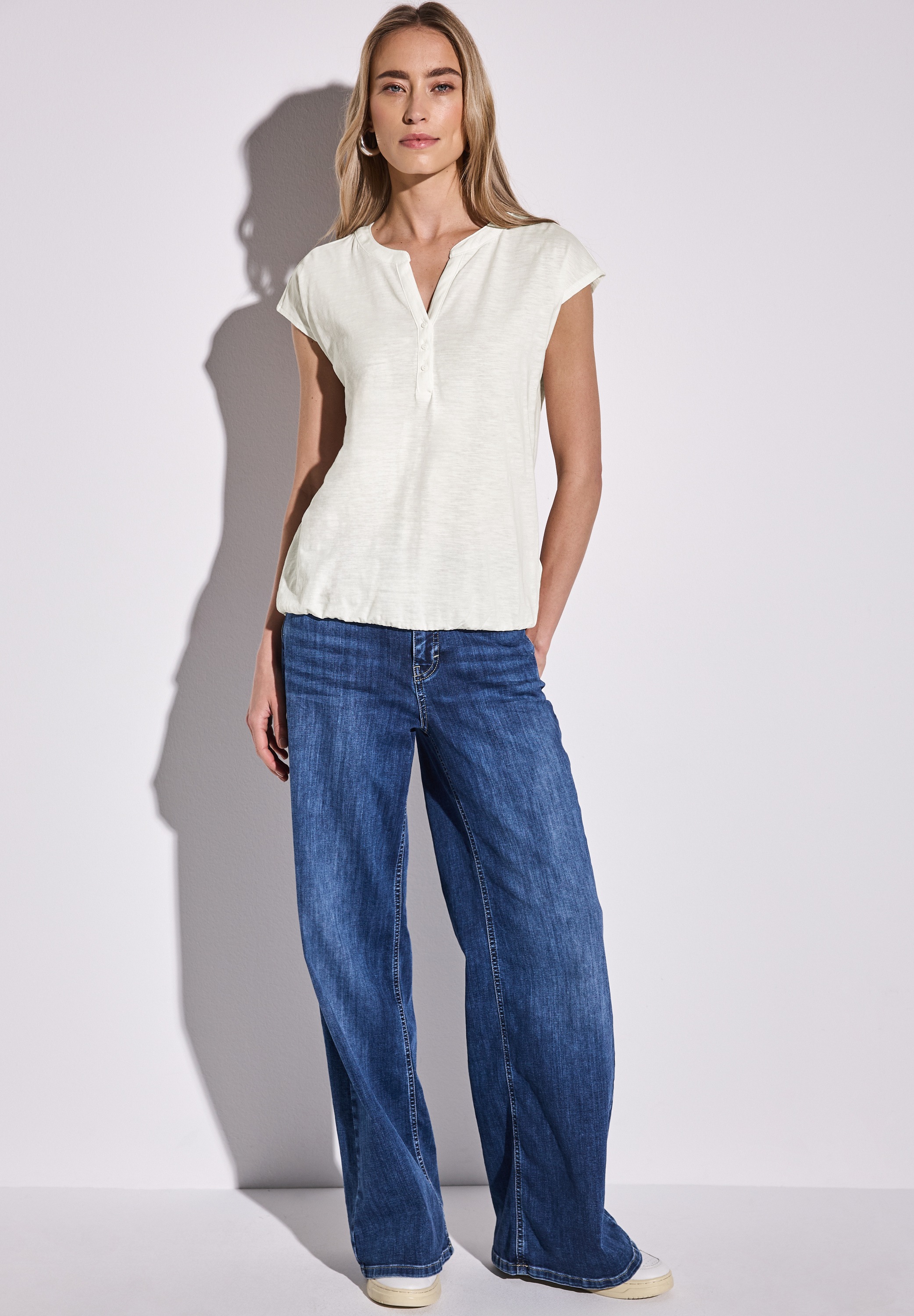 STREET ONE T-Shirt, aus reiner Baumwolle