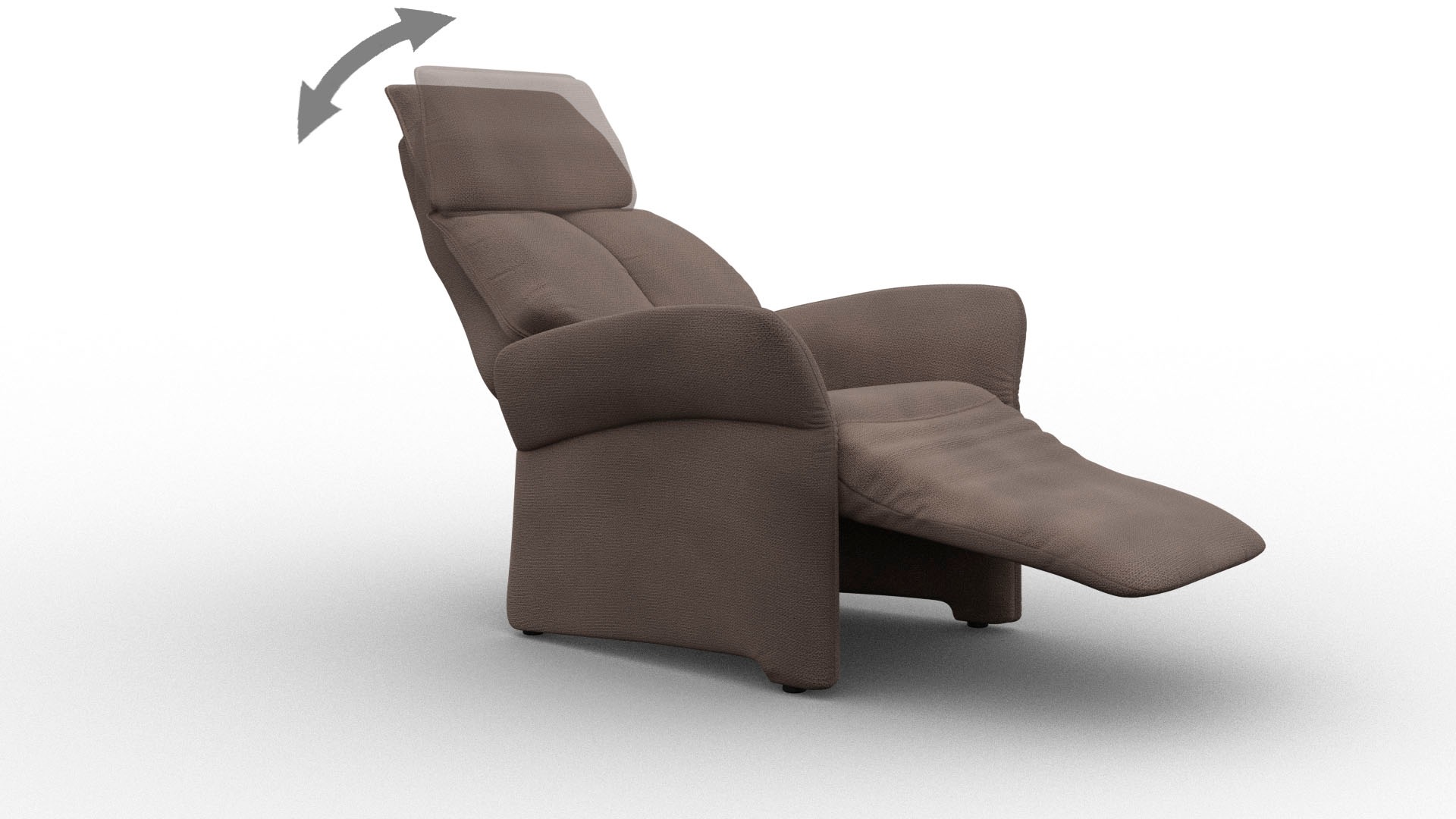 Thumbnail - alina Relaxsessel "Savin" in Größe S, Liegefläche 178 cm, verstellbar, optional mit Aufstehhilfe