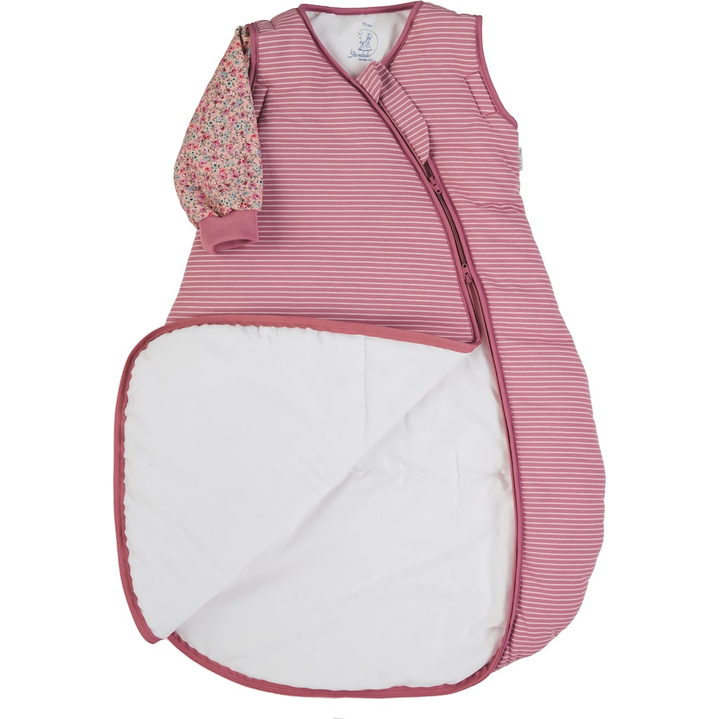 Sterntaler® Babyschlafsack »Mabel«, (1 tlg.), 2 Wegereißverschluss, wattiert aus Jersey, 3,00 TOG