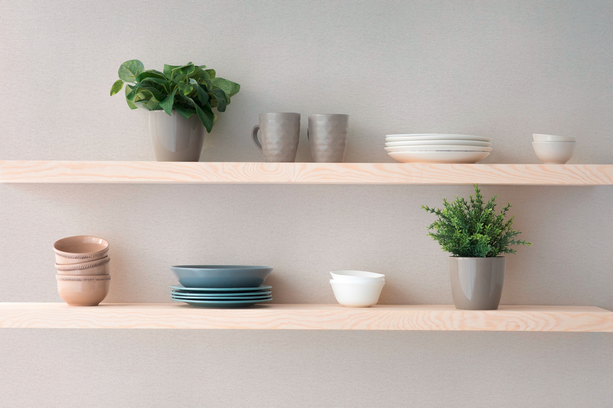 A.S. Création Vliestapete »mit textiler Optik verschiedene Farben« matt strukturiert Fein strukturierte Vliestapete in textiler Anmutung