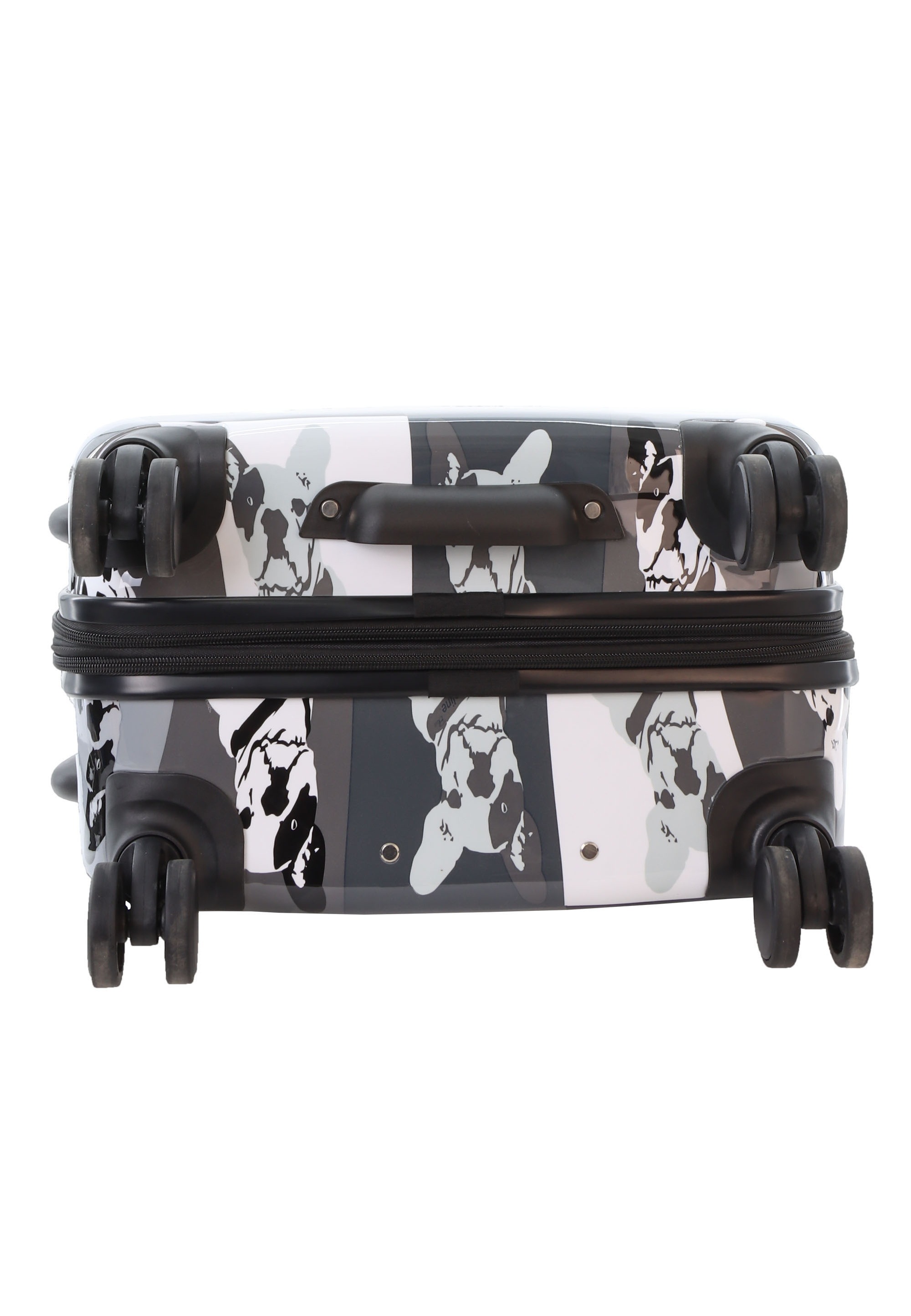 Saxoline® Koffer »Bulldog Monochrome«, aus ABS-Materialien