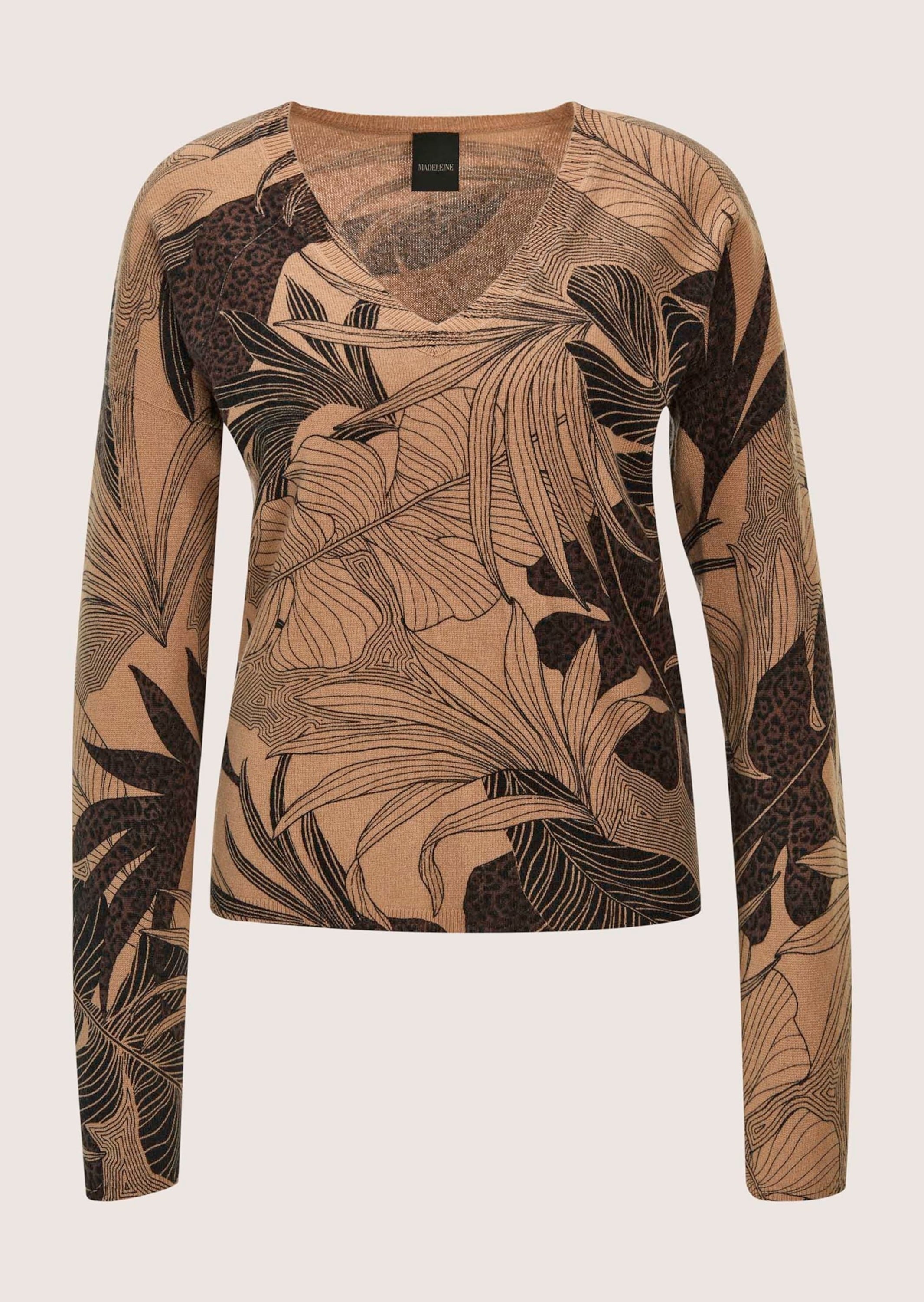 MADELEINE Longpullover "Kaschmirpullover Kaschmirpullover mit V-Ausschnitt" günstig online kaufen