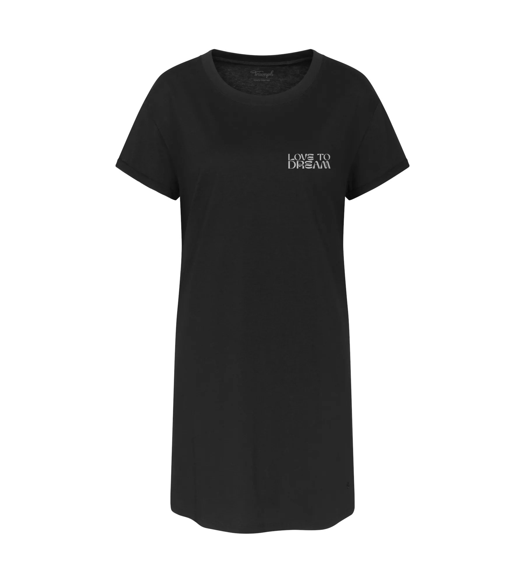 Triumph Nachthemd »Nightdresses NDK X« Ohne Taschen weich, atmungsaktiv, gerippter Rundhalsausschnitt, Kurzarm