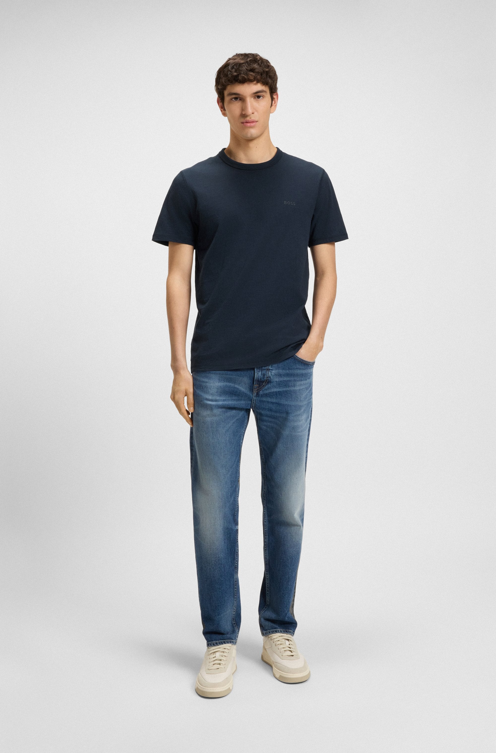 BOSS ORANGE T-Shirt »Tegood«, mit Rundhalsausschnitt