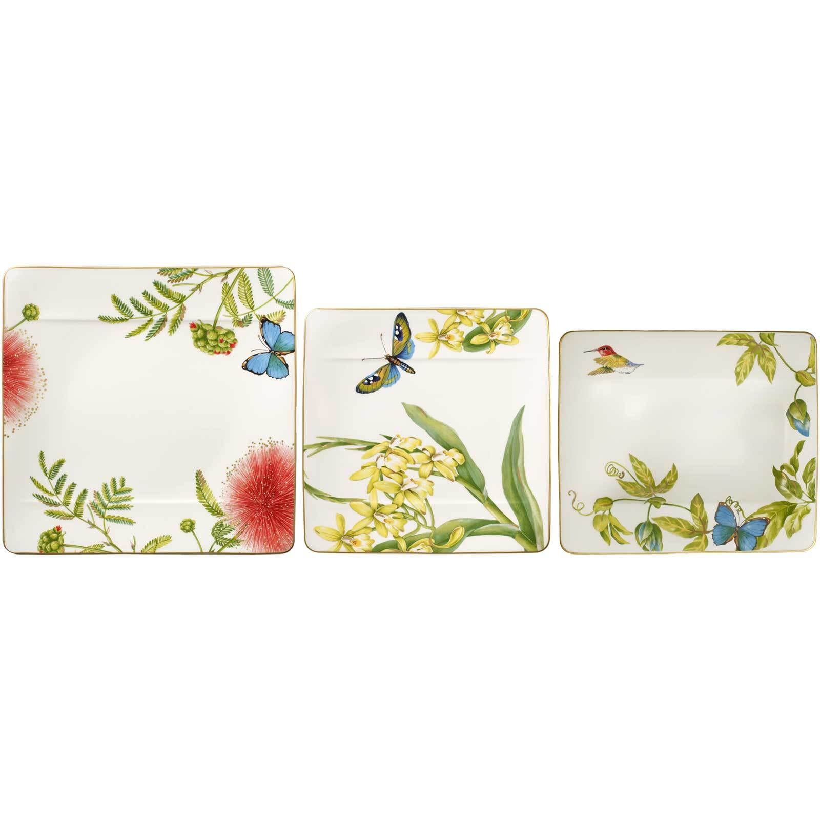 Villeroy & Boch Geschirr-Set »Tafelservice Amazonia 18er Set bunt« Handwäsche wird empfohlen