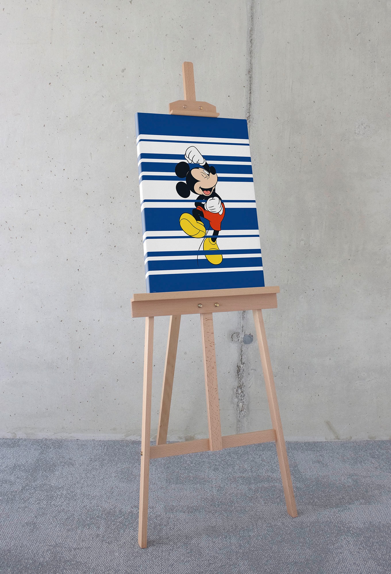 Komar Leinwandbild "Mickey Rockstar - Größe 40 x 60 cm", Natur, (1 St.), Ke günstig online kaufen