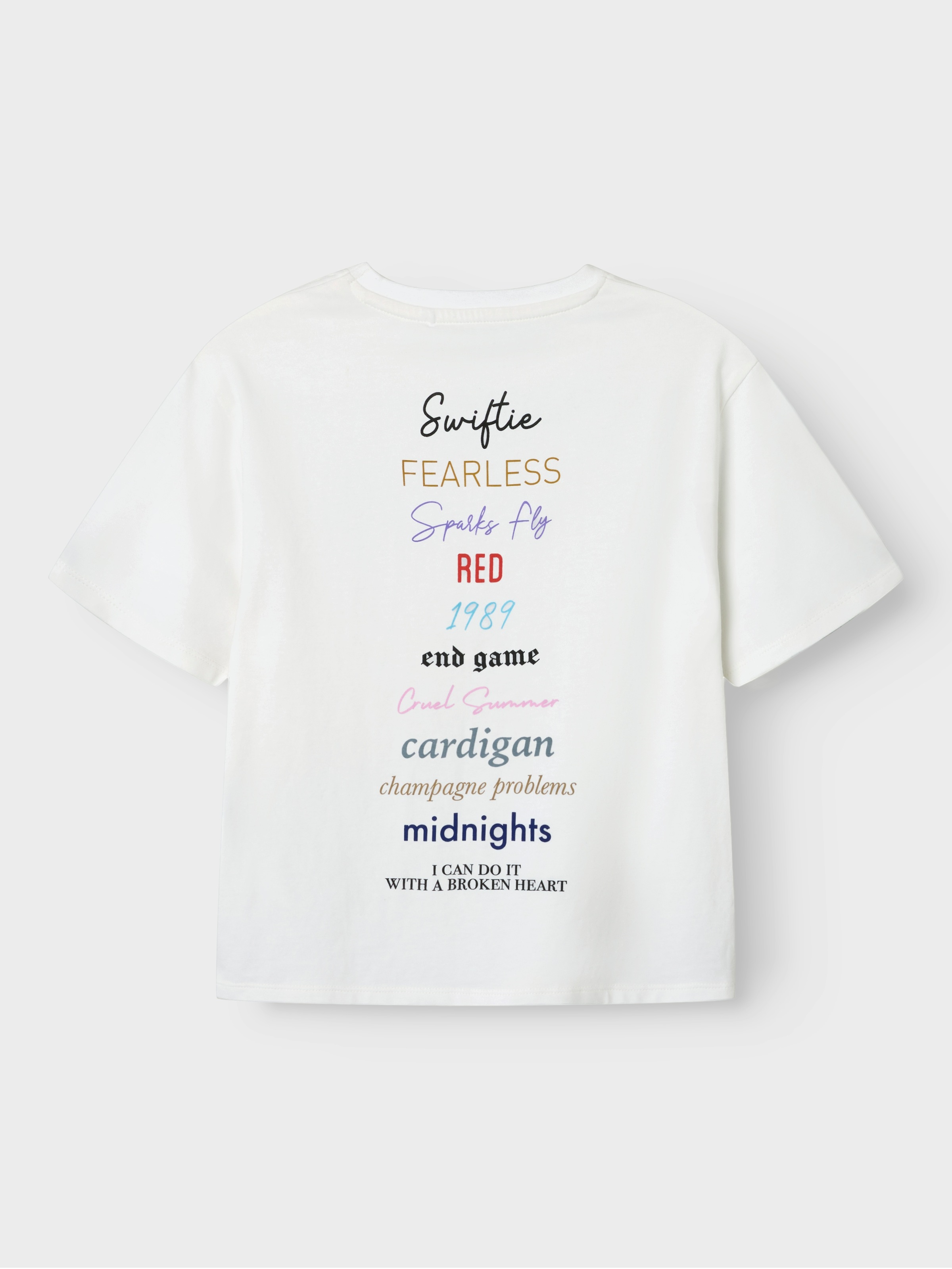 Name It T-Shirt »NKFFERN TSWIFT SS NREG TOP SKY«, CELEBRITY ICONS mit Taylor Swift Frontdruck