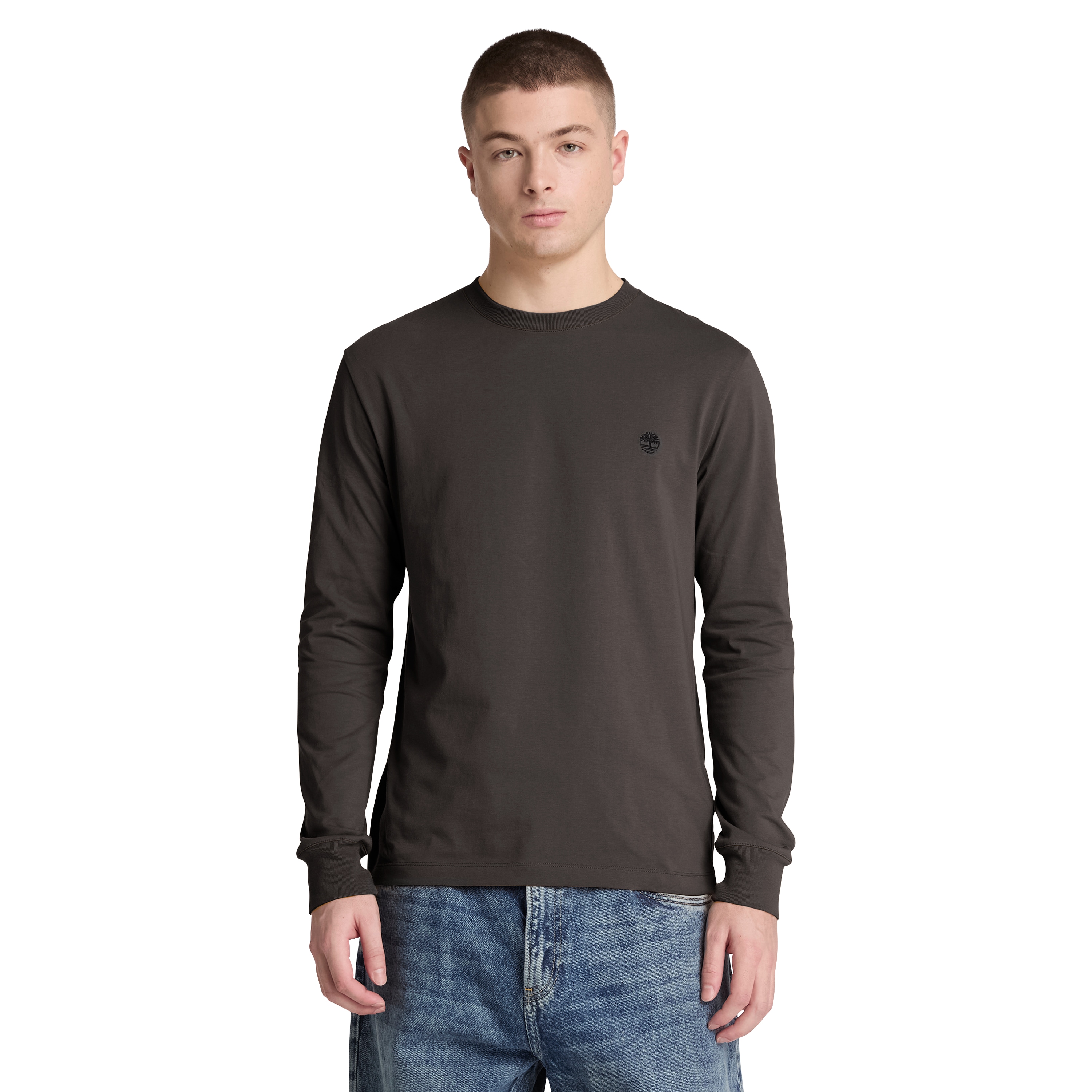 Timberland Langarmshirt "EXETER RIVER - Tree Embroidered LS" Langarmshirt, aus Baumwolle, in den Größen S bis XXXL