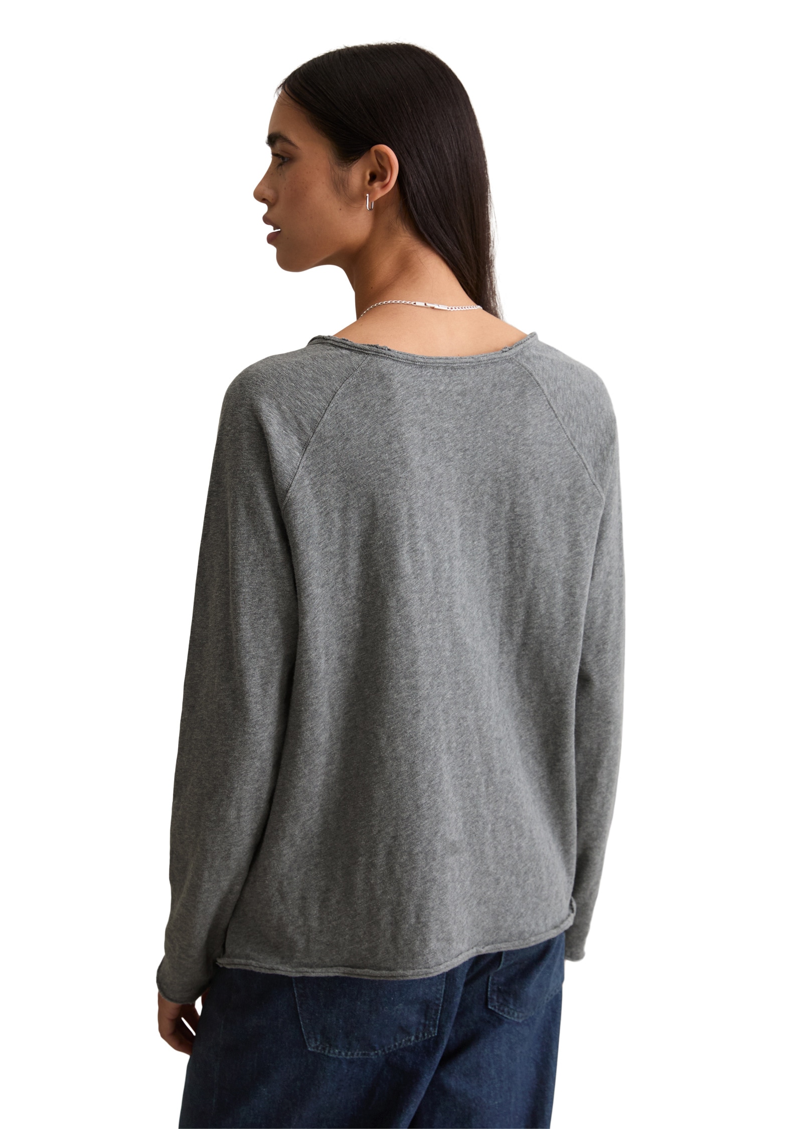 Marc O'Polo DENIM Langarmshirt »aus weichem Slub Heavy Jersey«