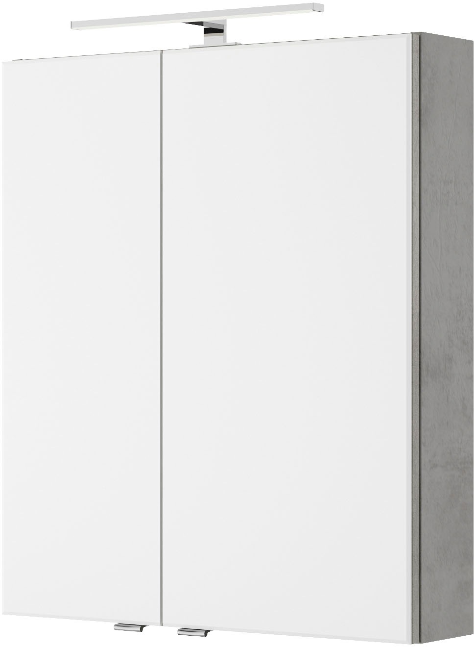 Saphir Badmöbel-Set »Serie 4035 2-teilig, Keramikwaschtisch mit LED-Spiegelschrank«, (Set), 60 cm breit, inkl. Türdämpfer, 2 Schubladen, 2 Türen, 2 Einlegeböden