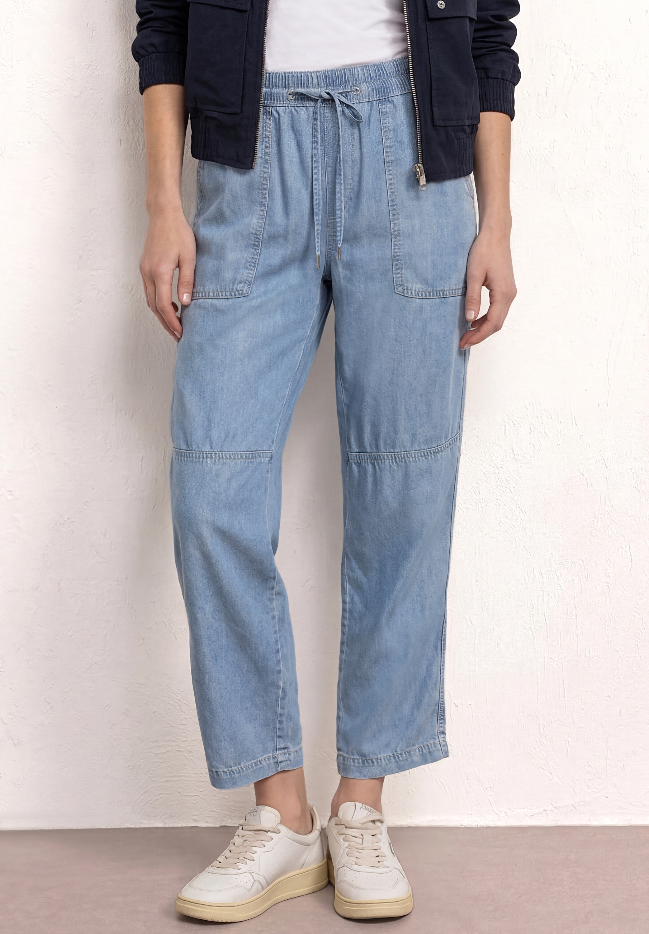 STREET ONE Stoffhose "Style Bonny" mit elastischem Bund günstig online kaufen